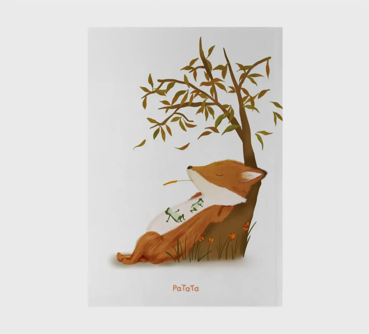 Fuchs macht eine Pause notebook by PaTaTa