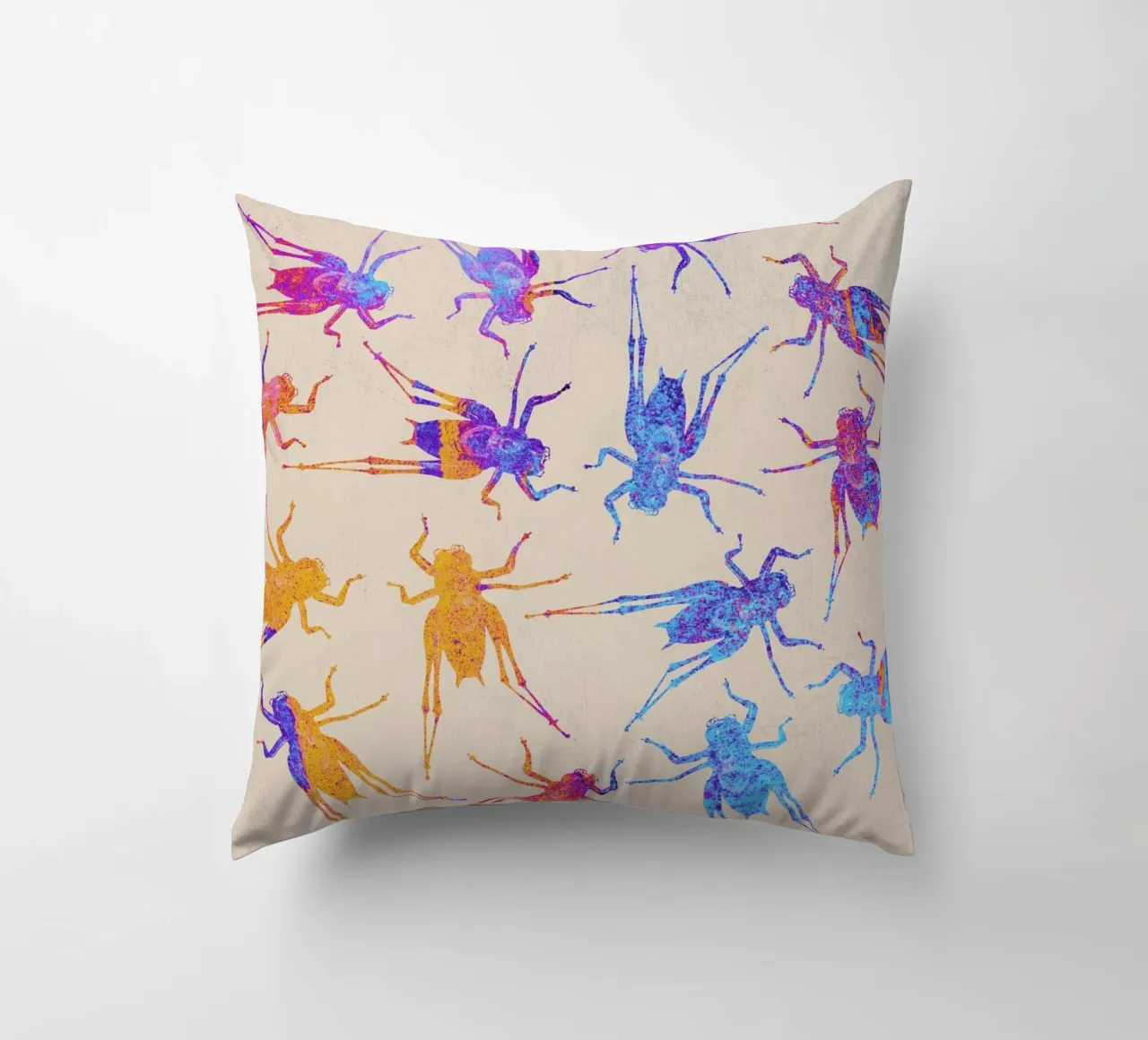 Grasshoppers 2 cuscino da Elisabeth Fredriksson