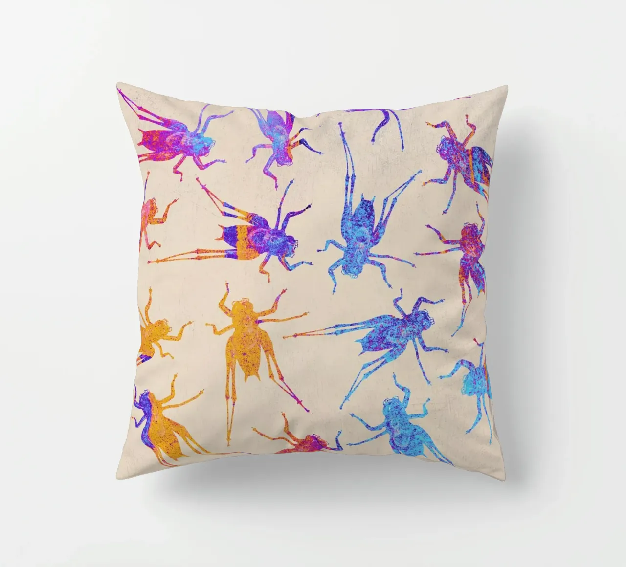Grasshoppers 2 cuscino da Elisabeth Fredriksson