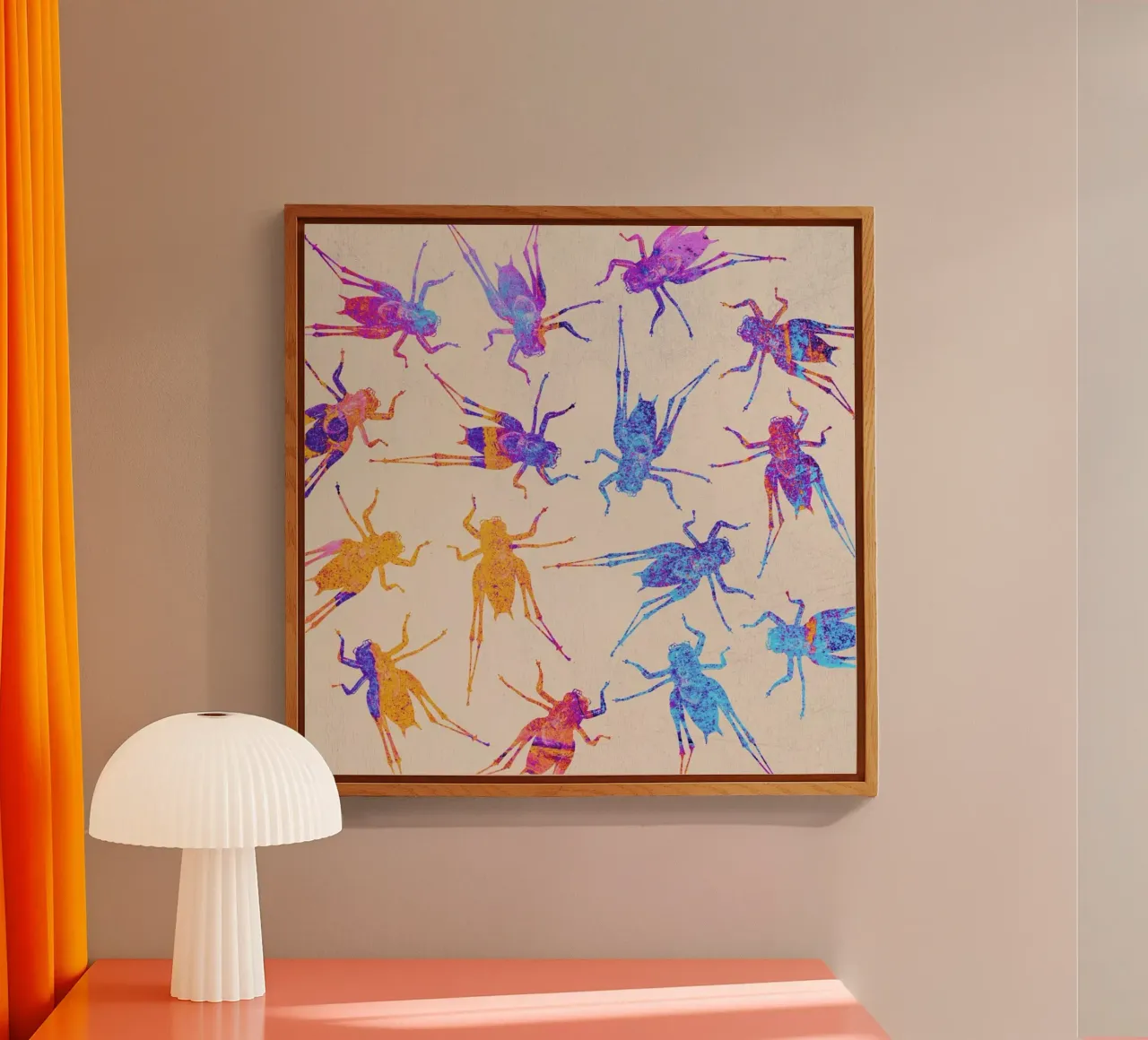 Grasshoppers 2 plexiglass da Elisabeth Fredriksson