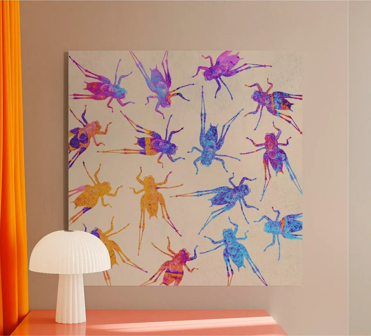 Grasshoppers 2 plexiglass da Elisabeth Fredriksson