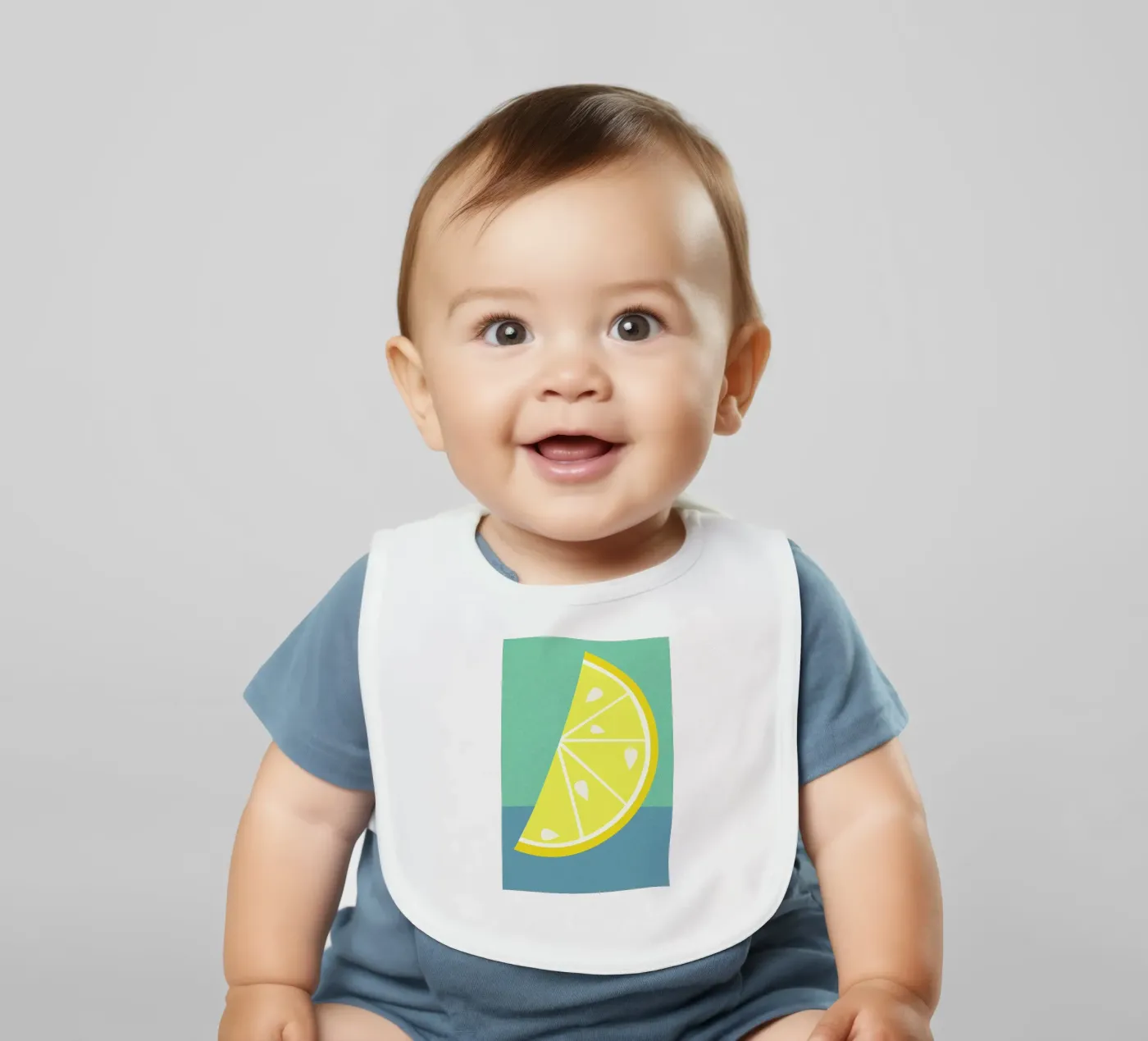 Lemon Slice Babylätzchen von Rosi Feist