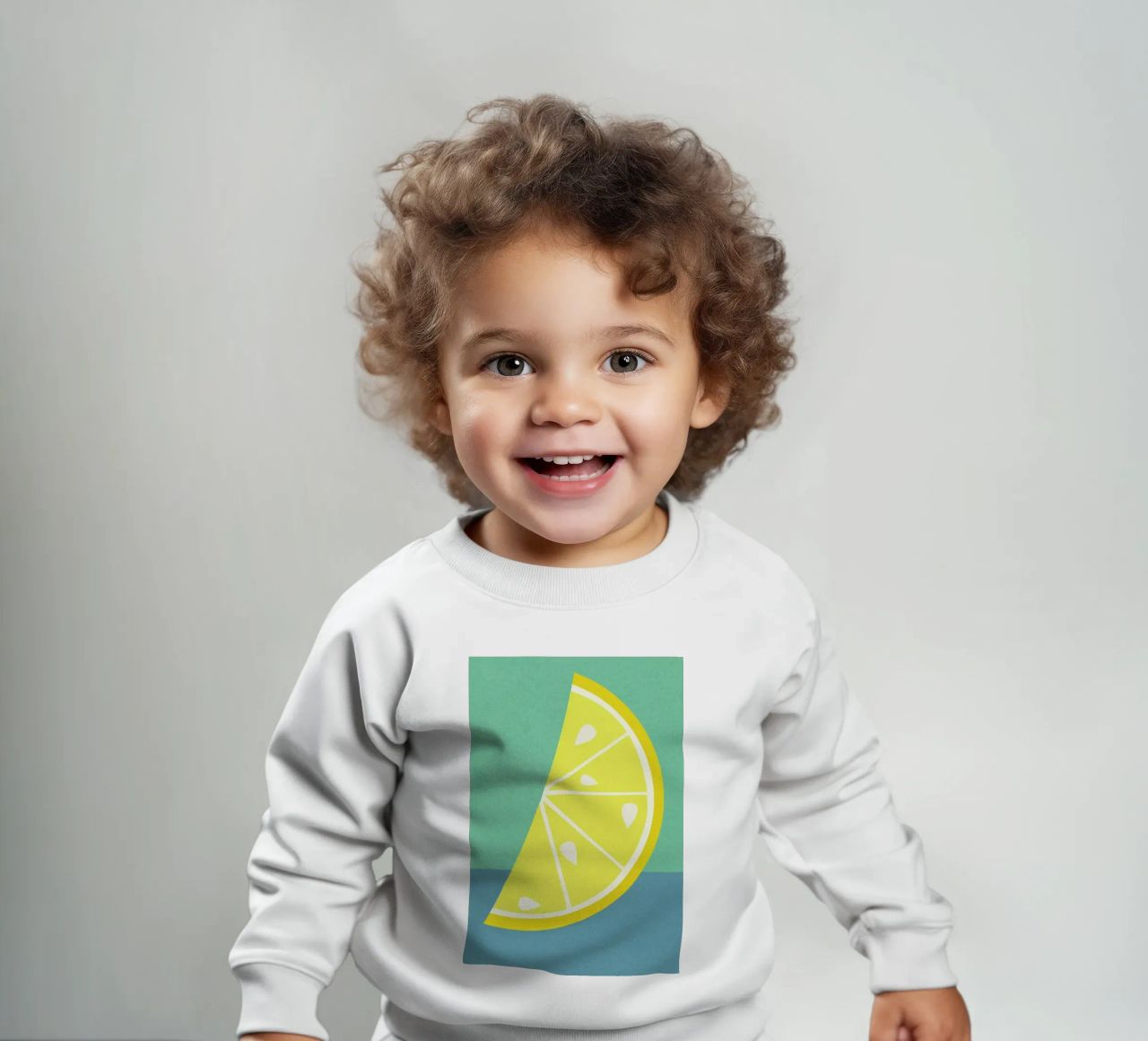 Lemon Slice felpa neonato da Rosi Feist