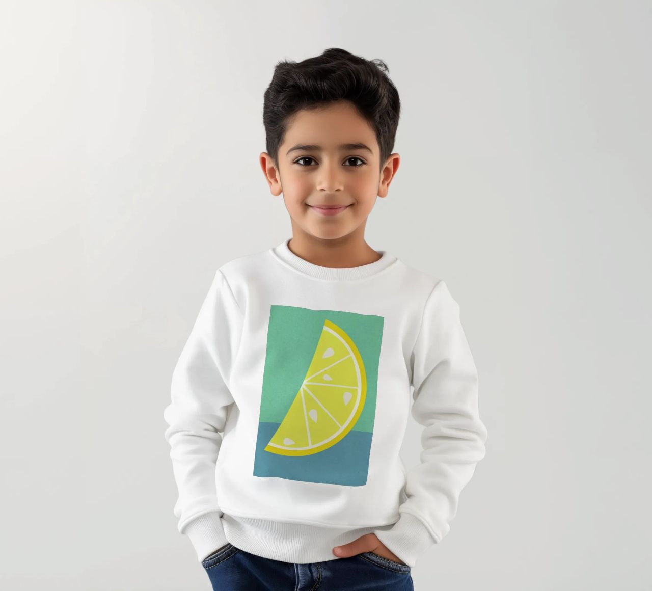 Lemon Slice felpa bambino da Rosi Feist