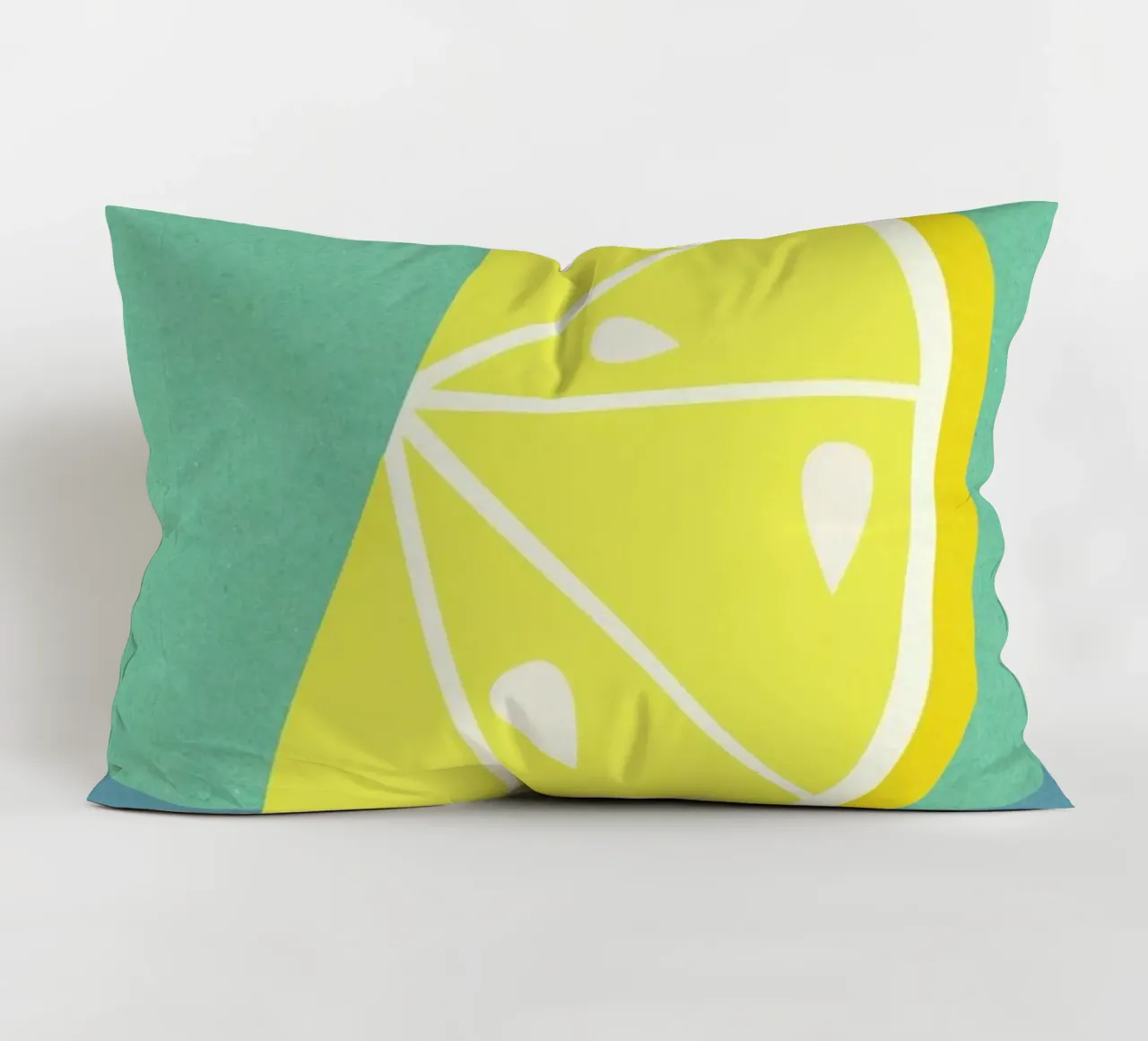 Lemon Slice decorative cushion by Rosi Feist