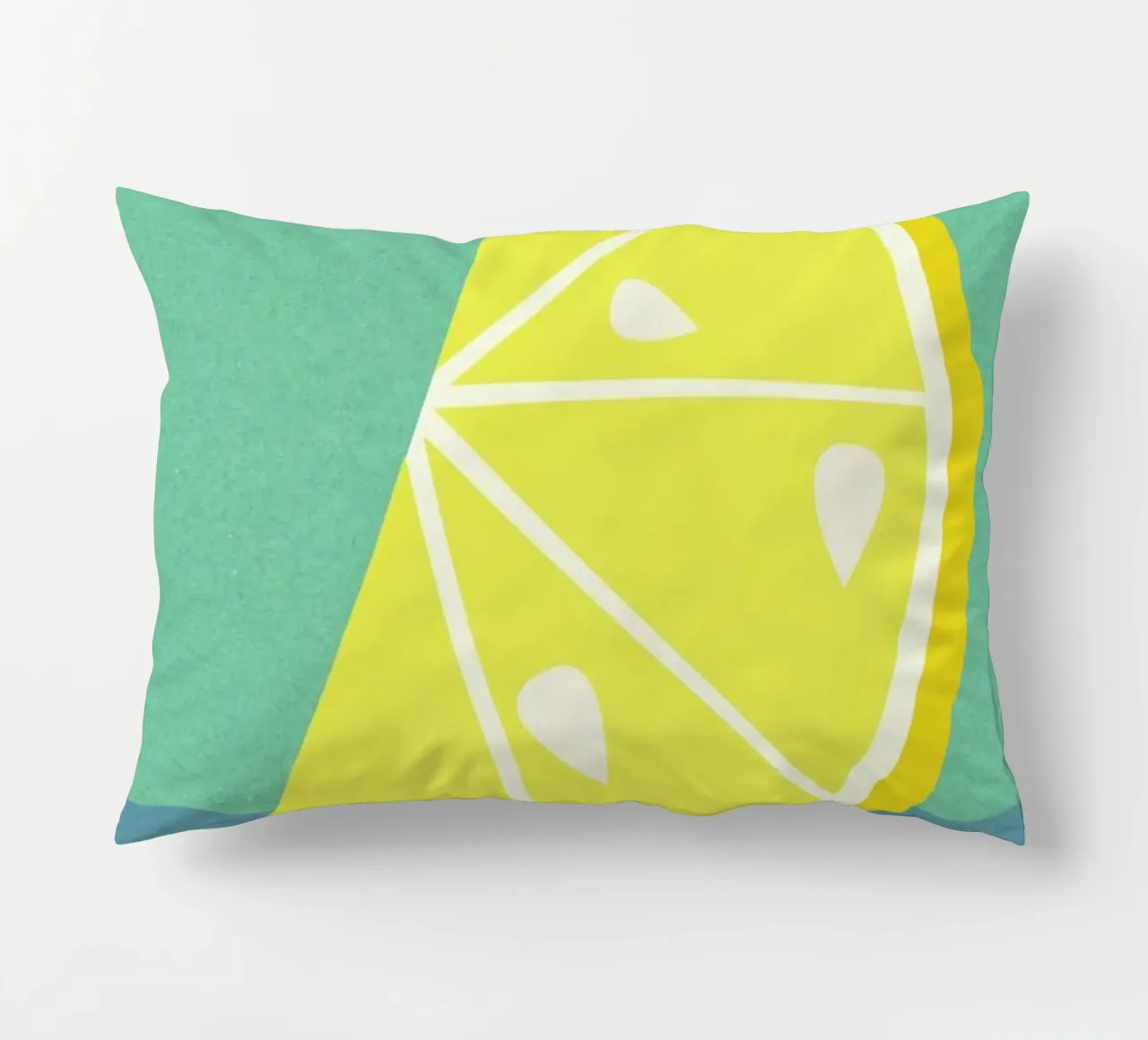 Lemon Slice decorative cushion by Rosi Feist