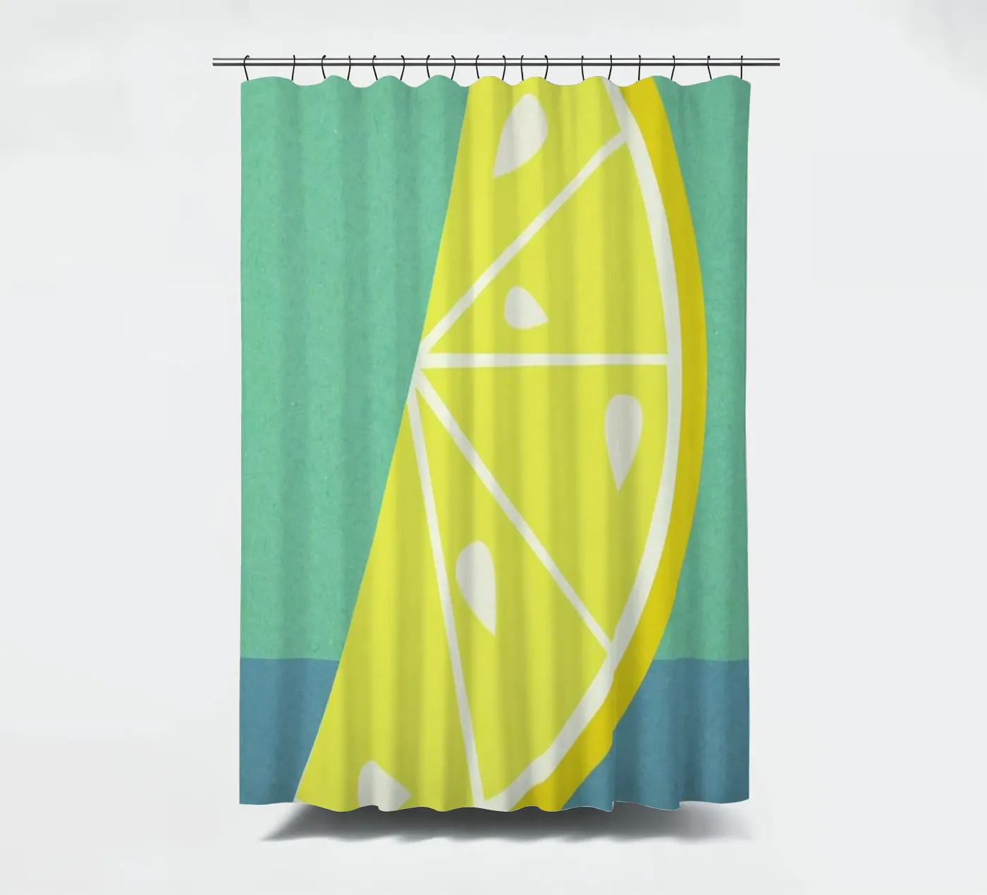 Lemon Slice Duschvorhang von Rosi Feist