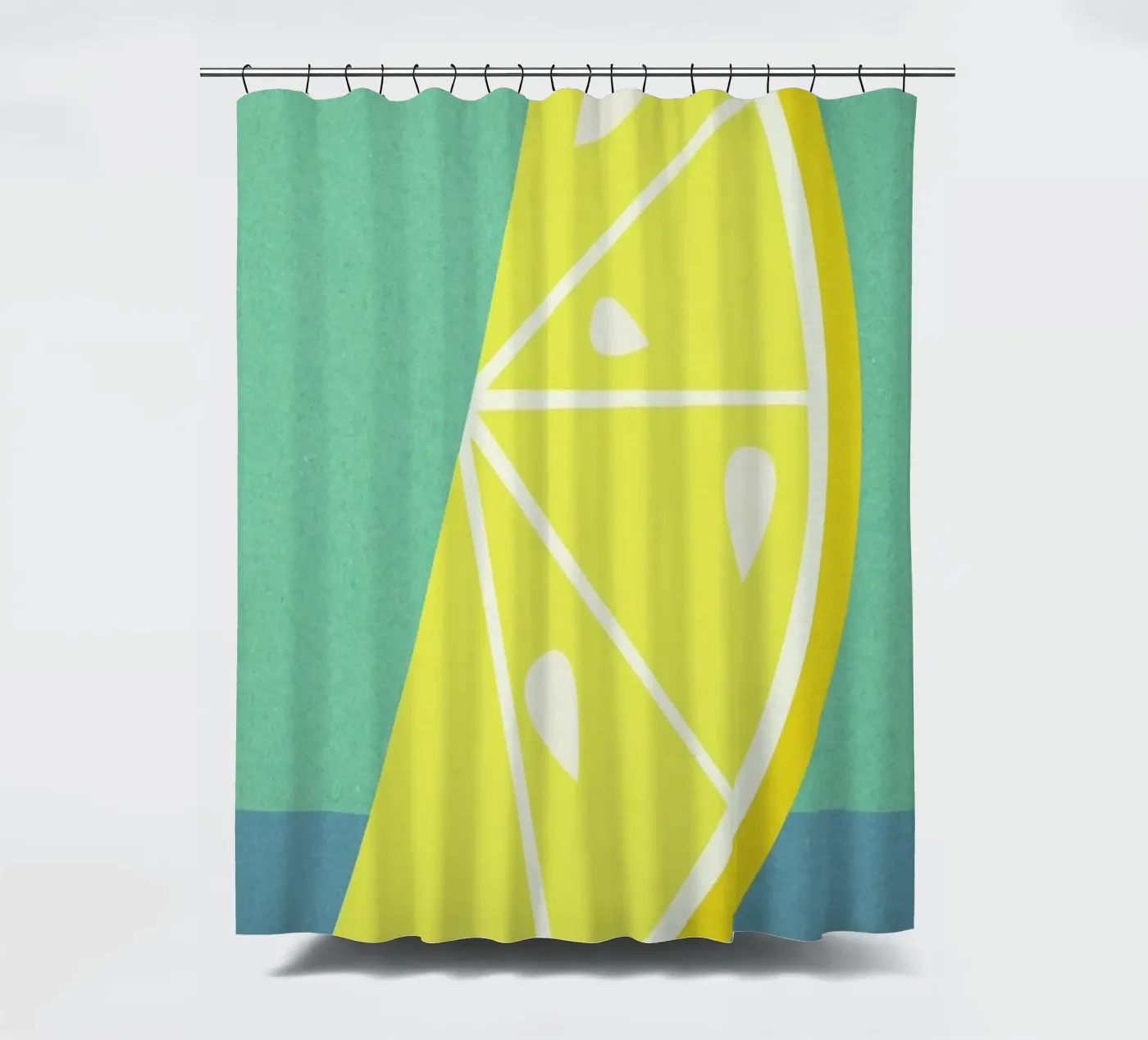 Lemon Slice Duschvorhang von Rosi Feist