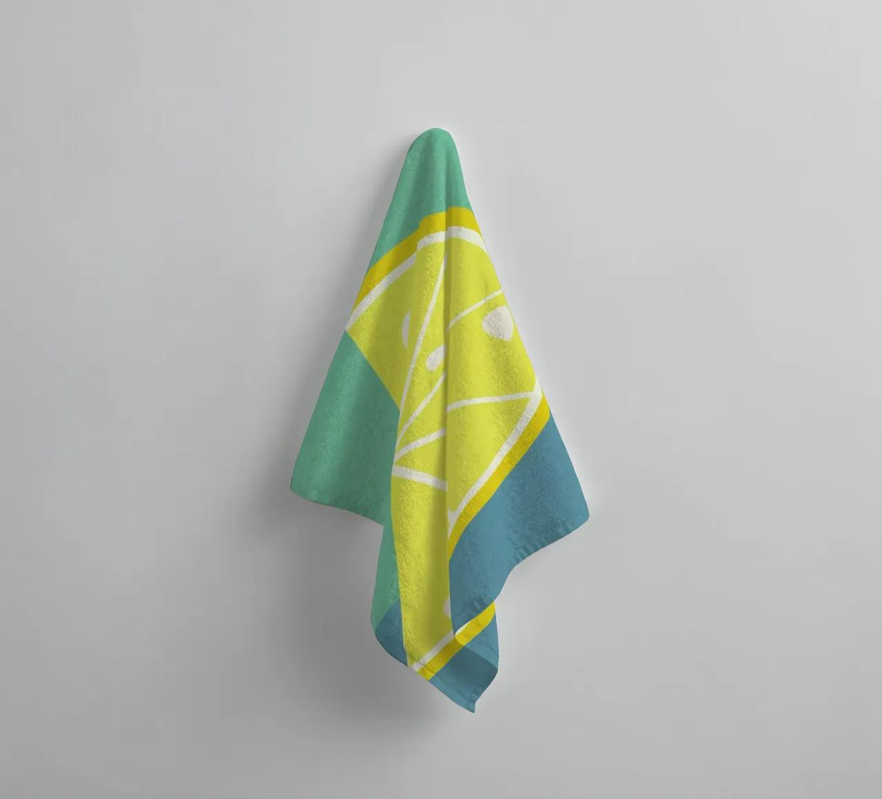 Lemon Slice badhanddoek van Rosi Feist