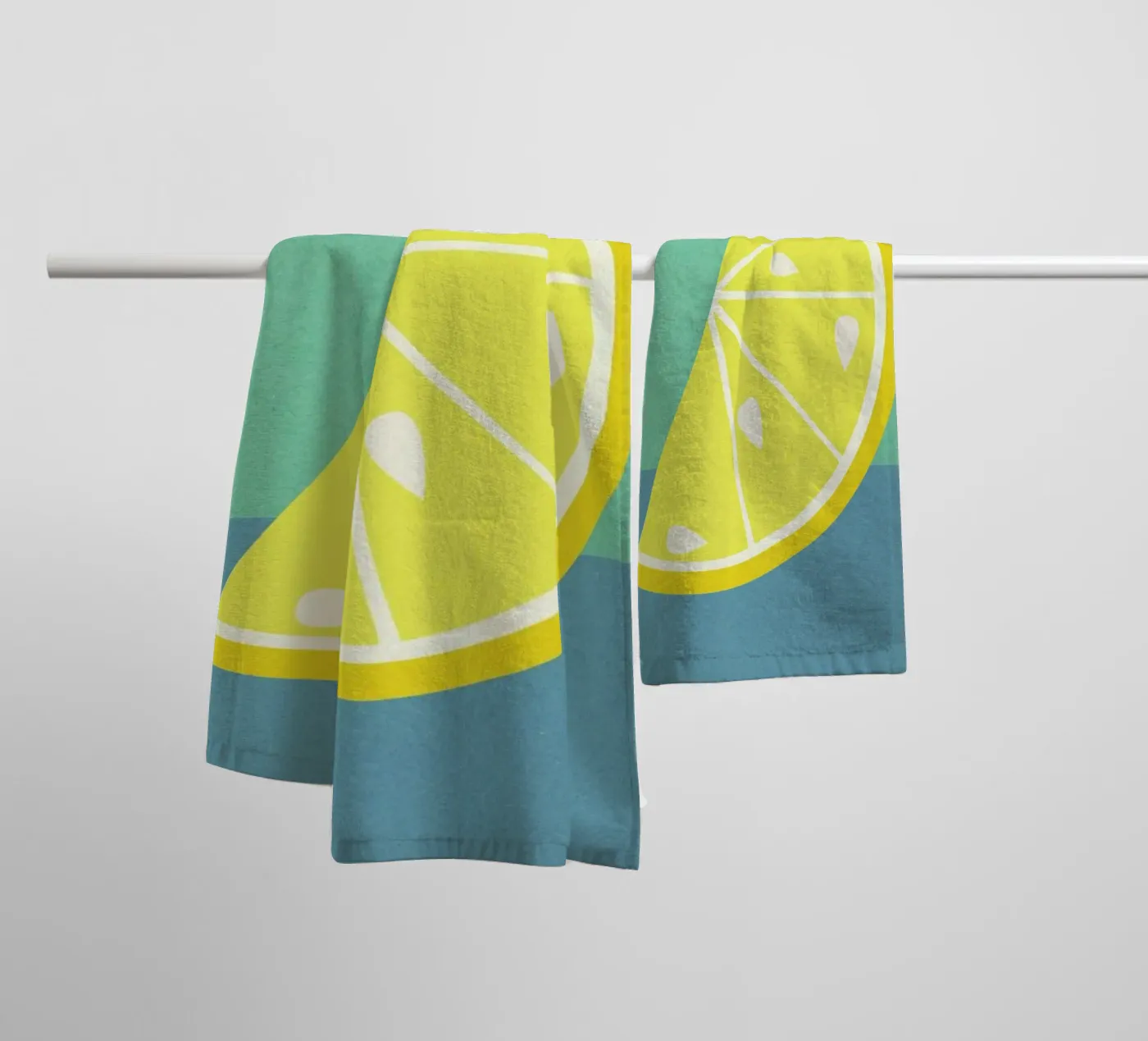 Lemon Slice badhanddoek van Rosi Feist