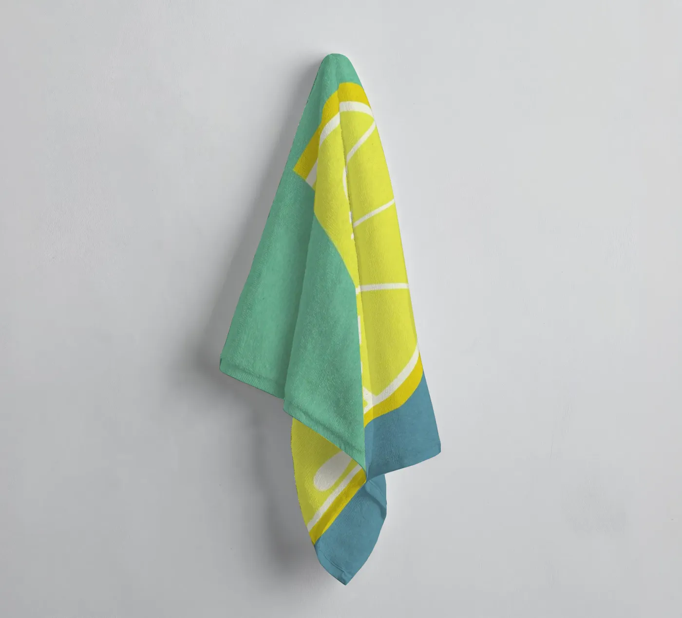 Lemon Slice badhanddoek van Rosi Feist