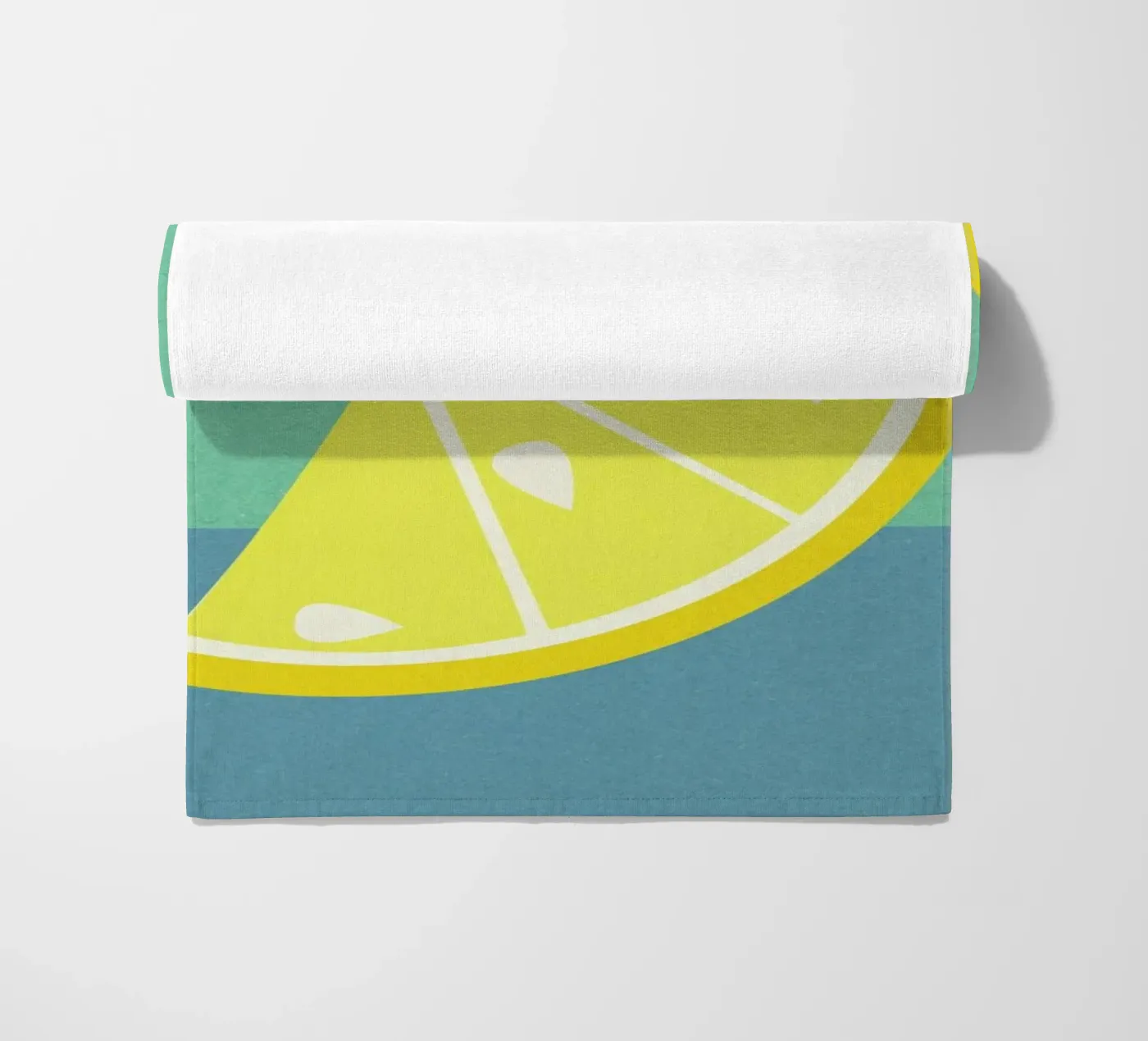 Lemon Slice Strandtuch von Rosi Feist