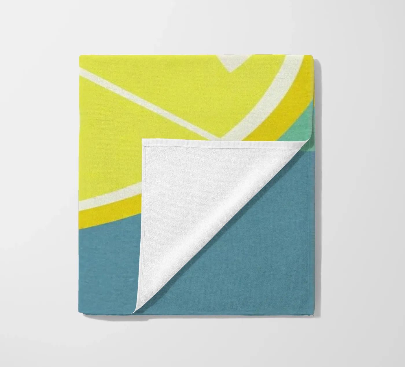 Lemon Slice Strandtuch von Rosi Feist