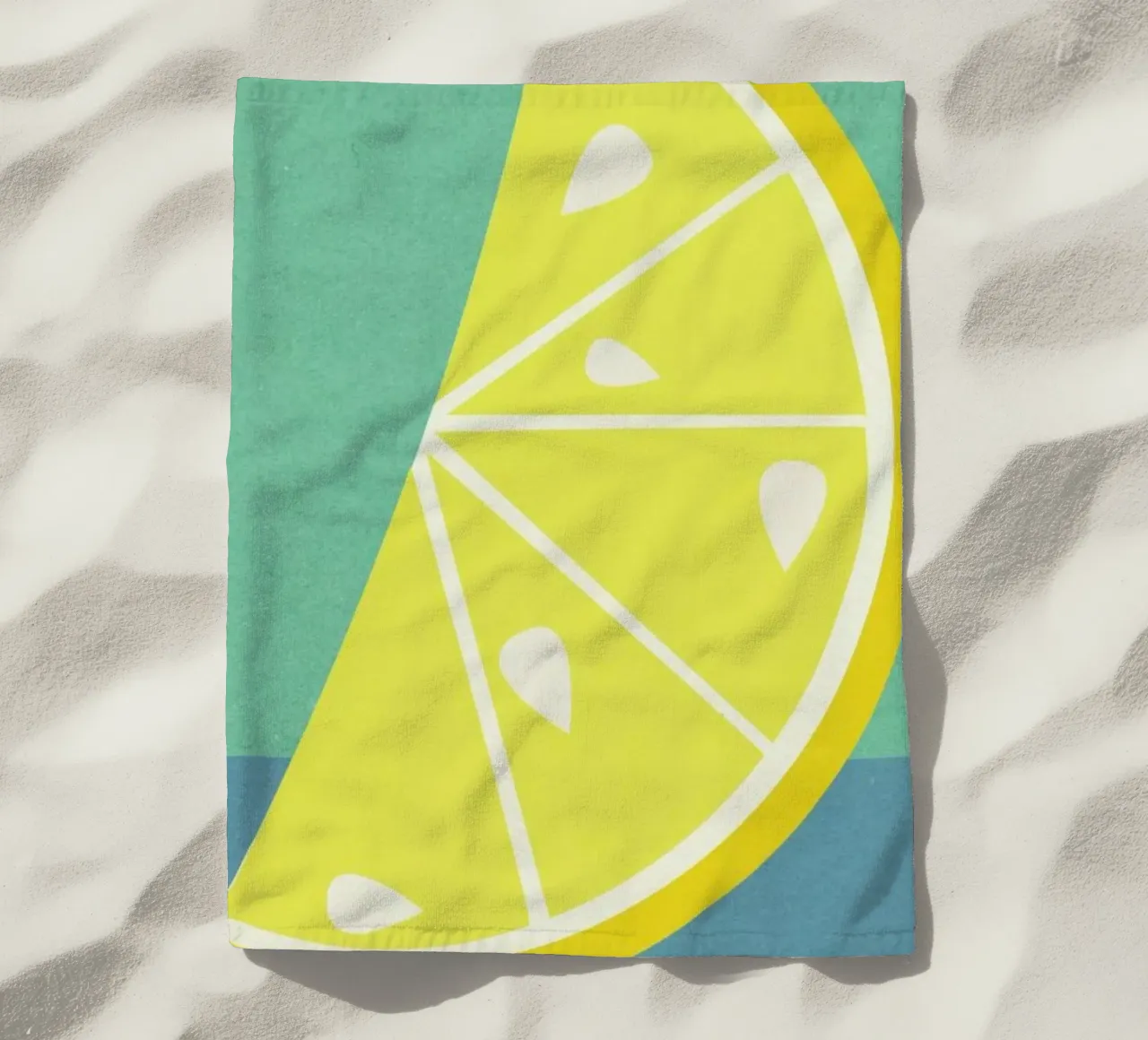 Lemon Slice toalla de playa de Rosi Feist