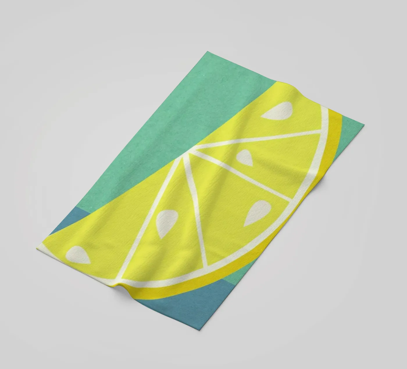 Lemon Slice Strandtuch von Rosi Feist