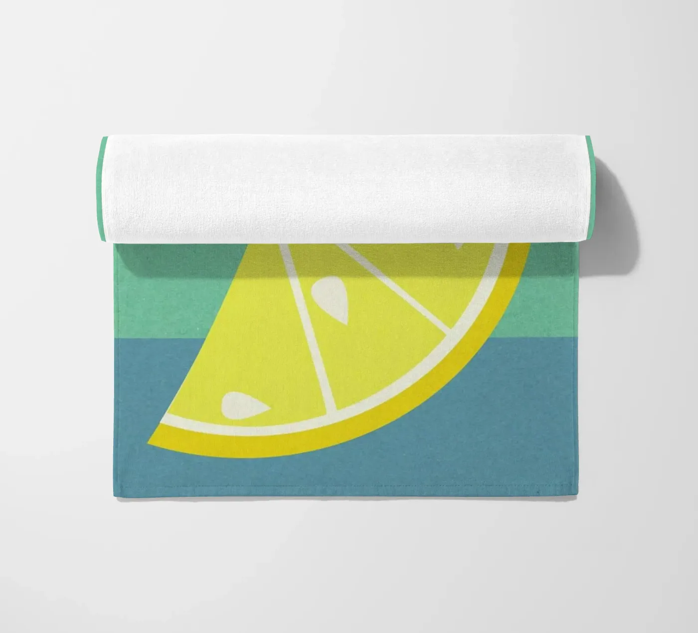 Lemon Slice Strandtuch von Rosi Feist