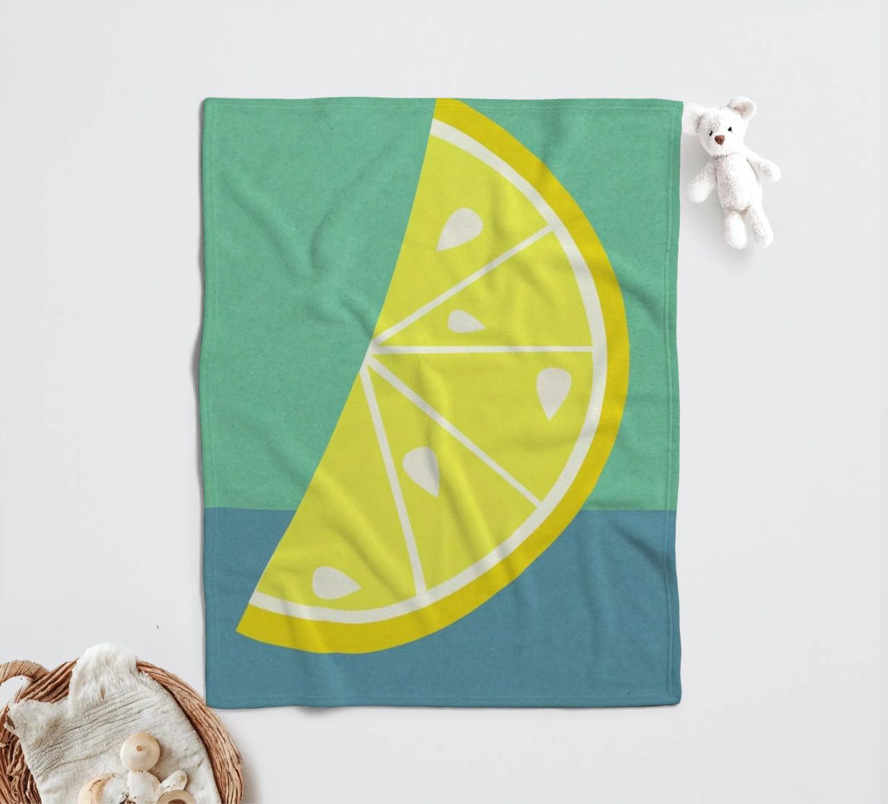 Lemon Slice coperta in pile da Rosi Feist