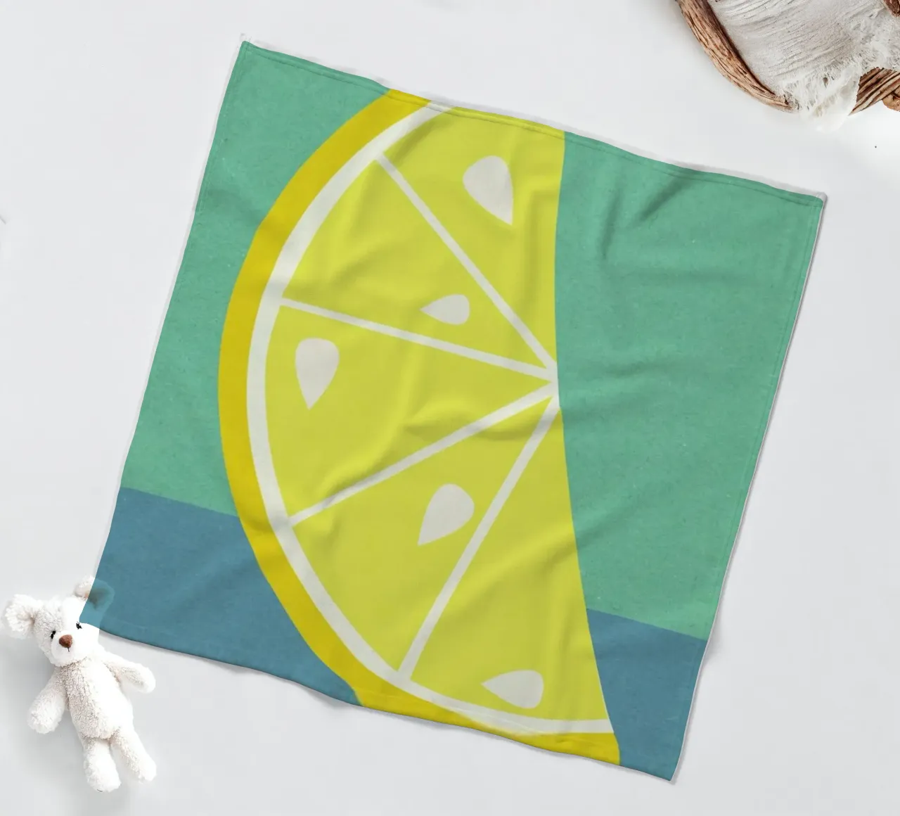 Lemon Slice fleecedeken van Rosi Feist