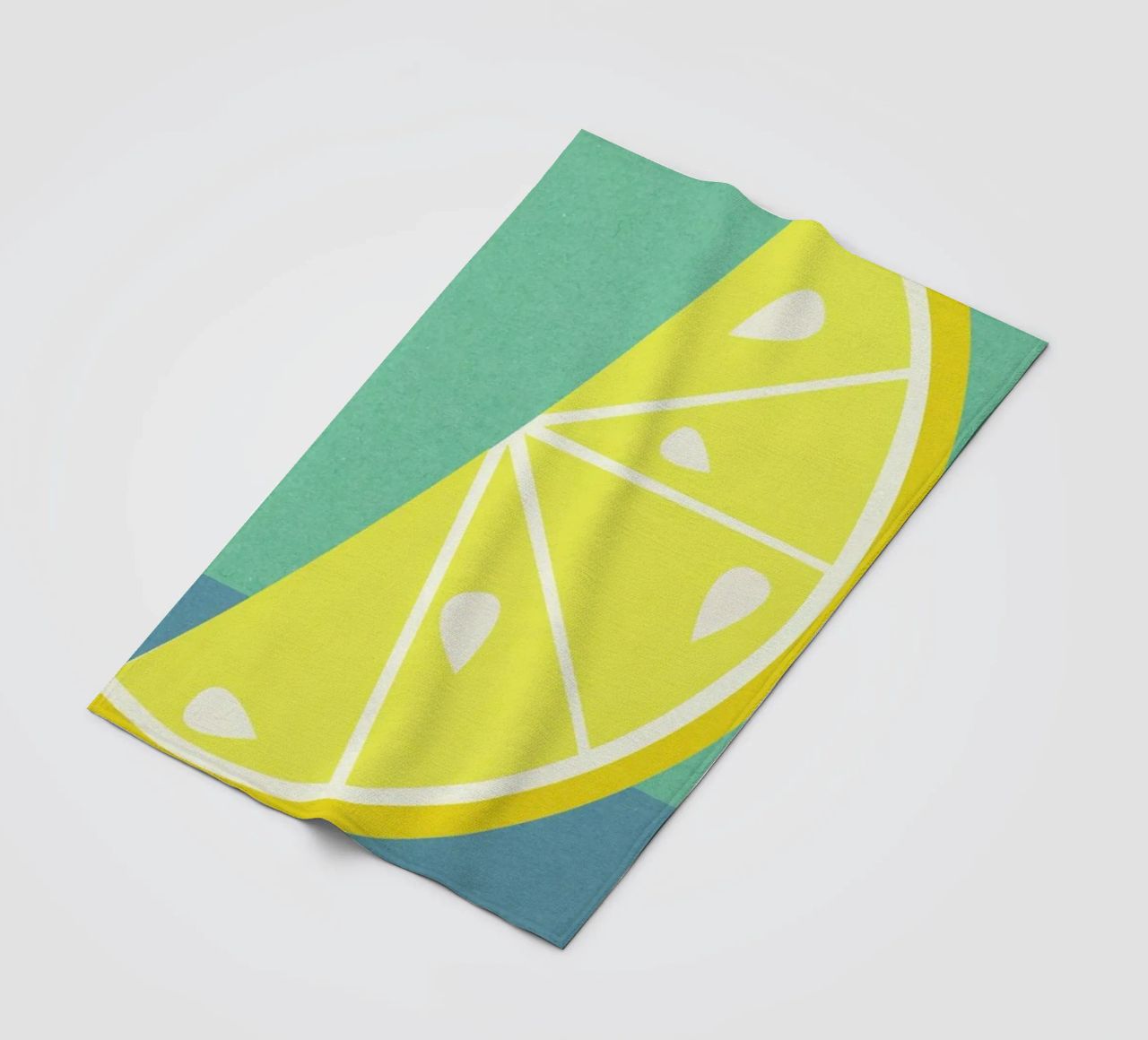 Lemon Slice coperta in pile da Rosi Feist