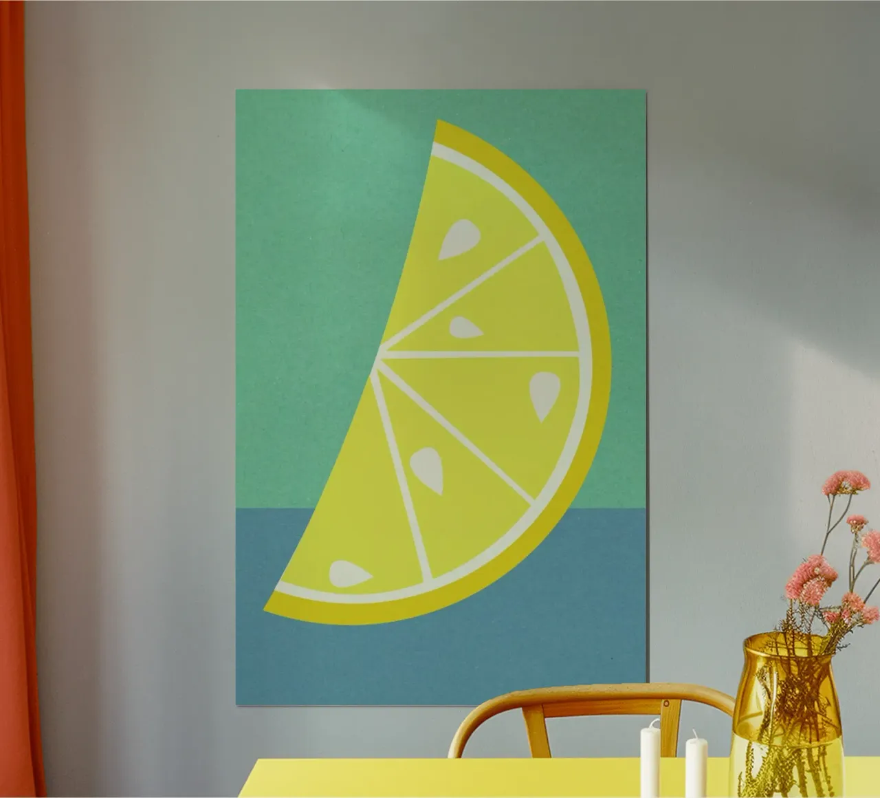 Lemon Slice poster by Rosi Feist