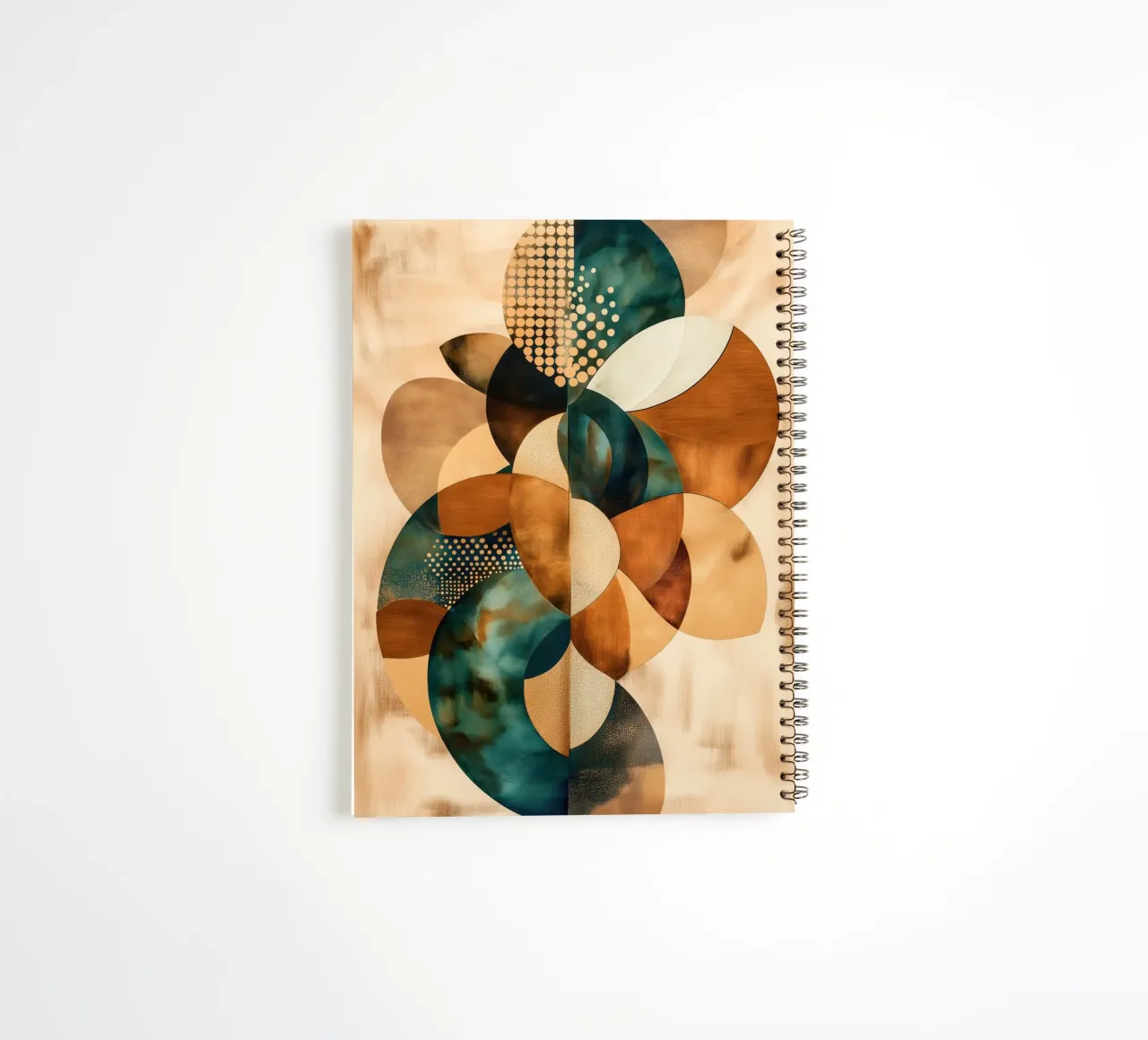 Abstract form spiral notebook by Imagine
