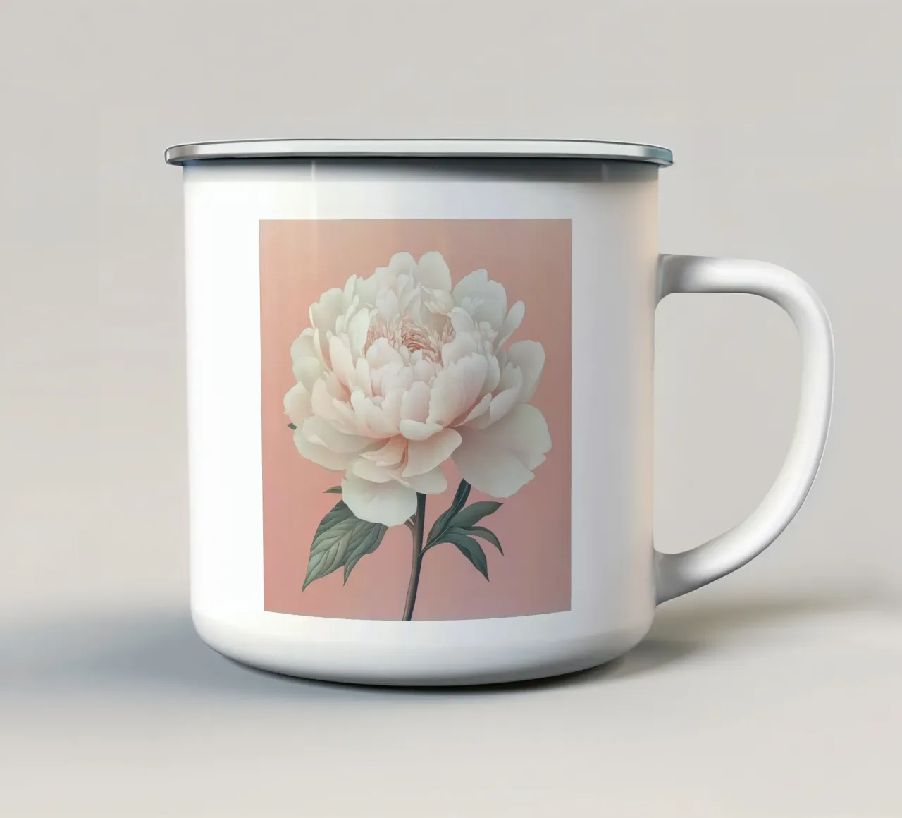 Fiore tazza in smalto da Imagine