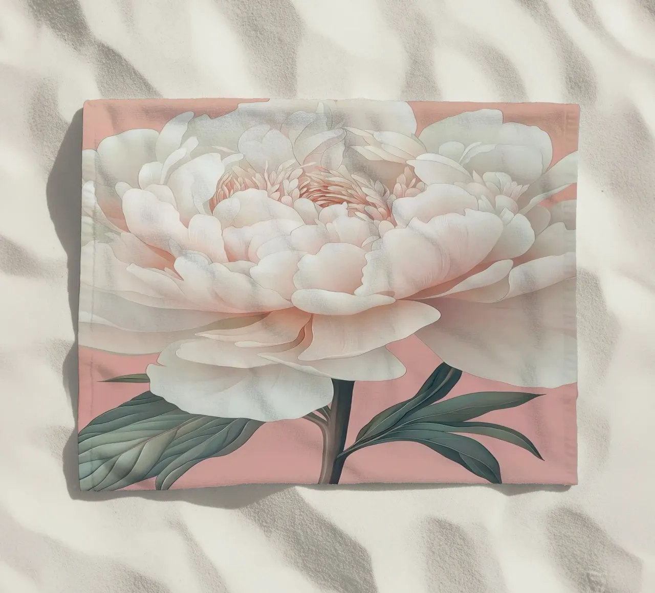 Flower beach towel by Imagine