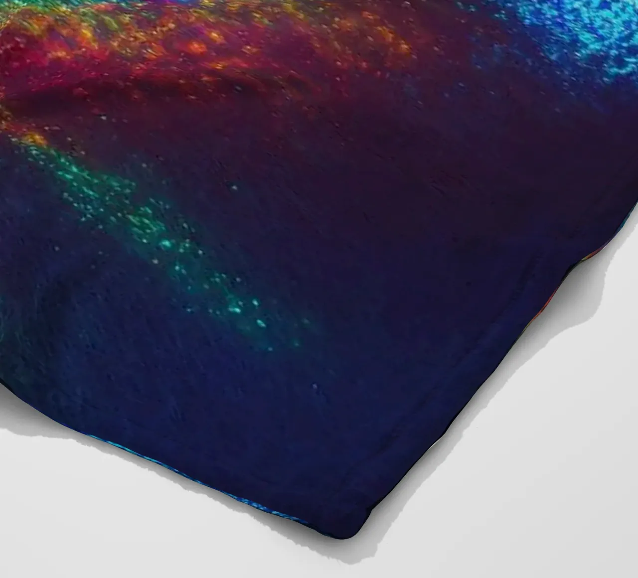 Volto femminile colorato coperta in pile da Imagine
