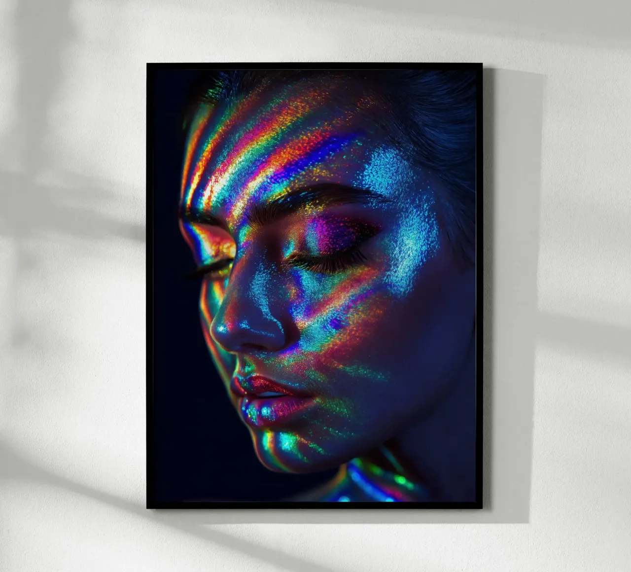 Colourful women's face hahnemühle by Imagine