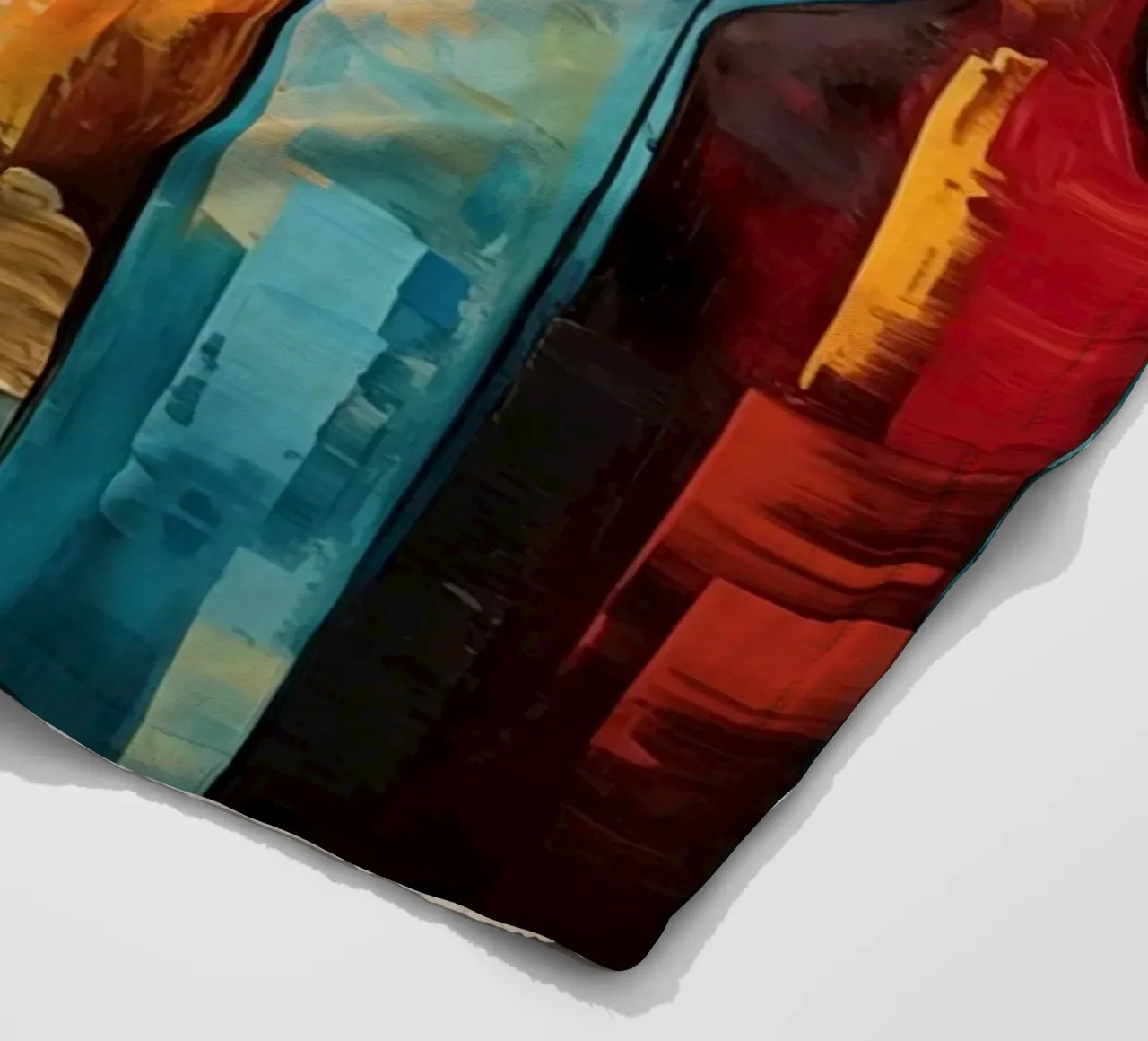 Astratto di Flessen coperta in pile da Imagine