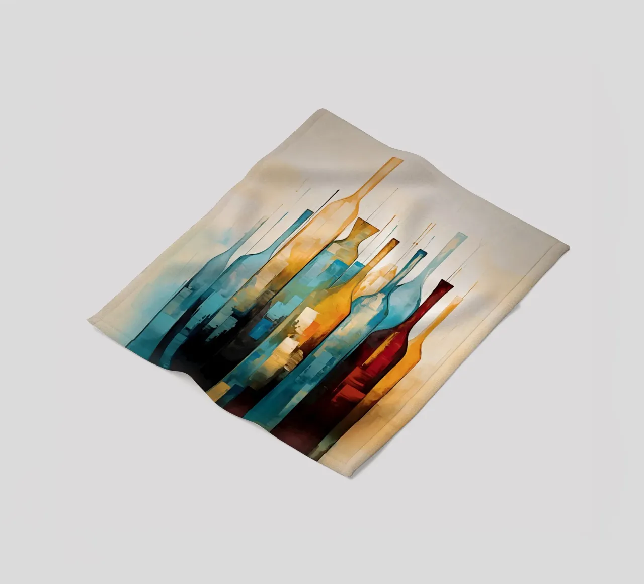 Astratto di Flessen coperta in pile da Imagine