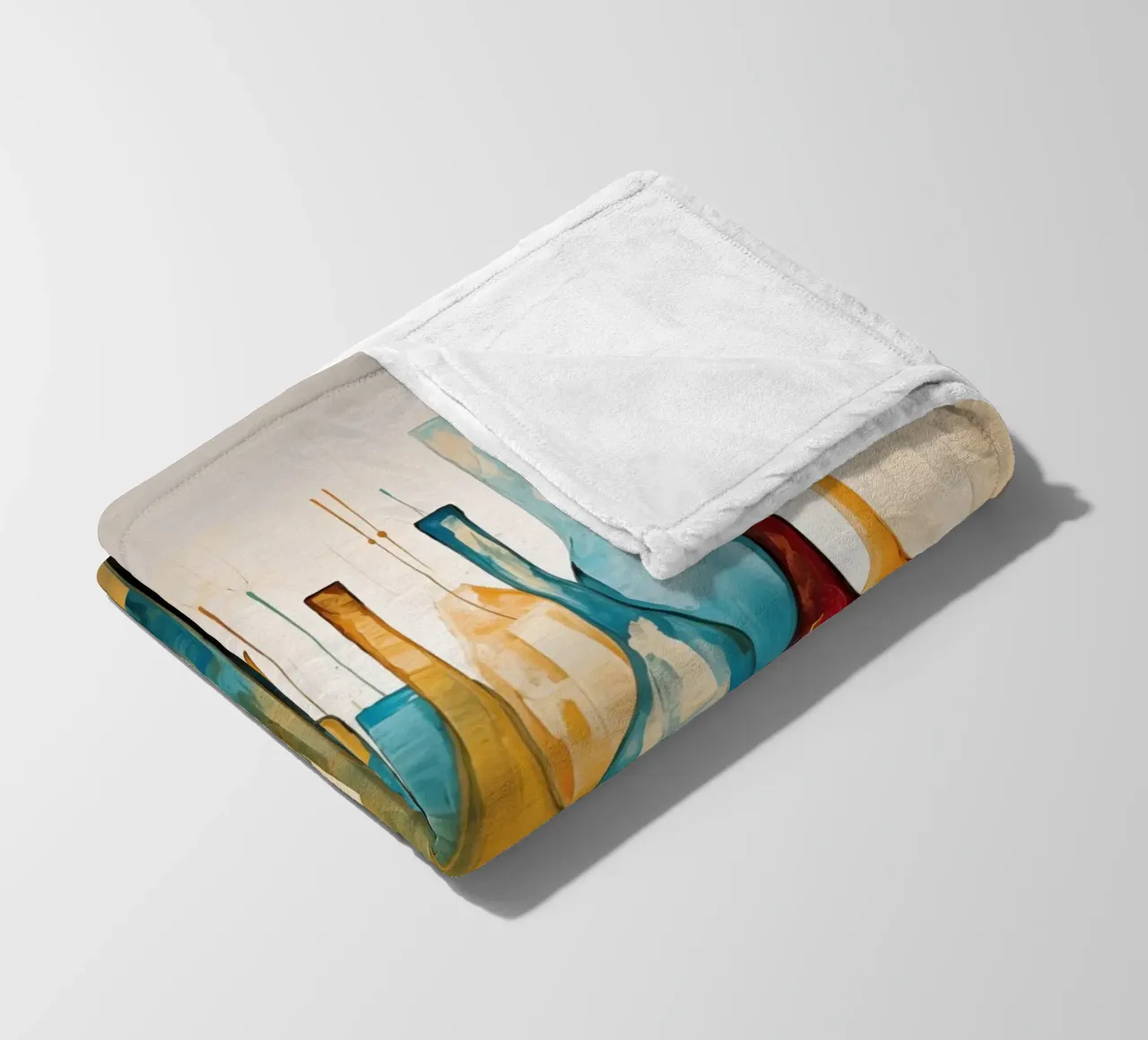 Astratto di Flessen coperta in pile da Imagine