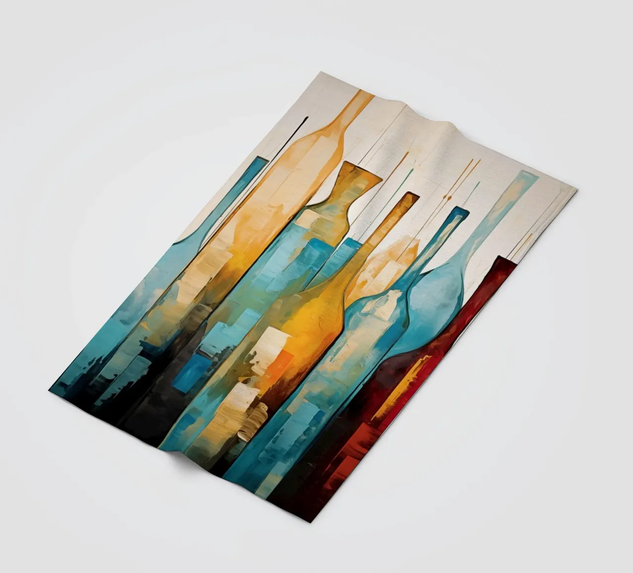 Astratto di Flessen coperta in pile da Imagine