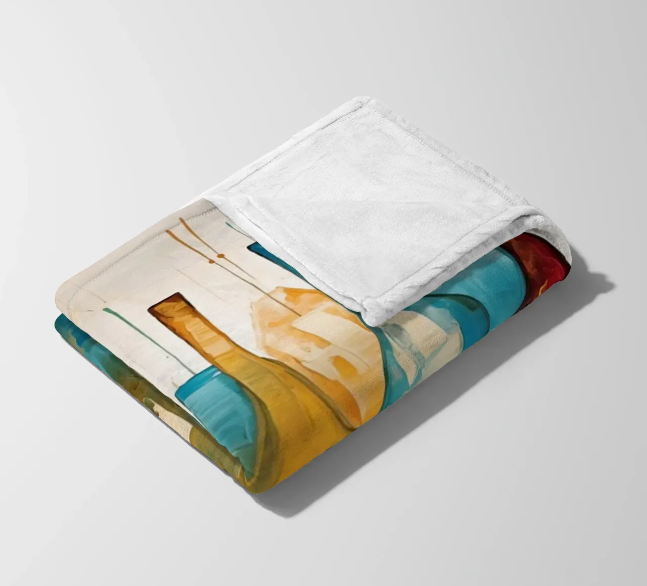 Astratto di Flessen coperta in pile da Imagine