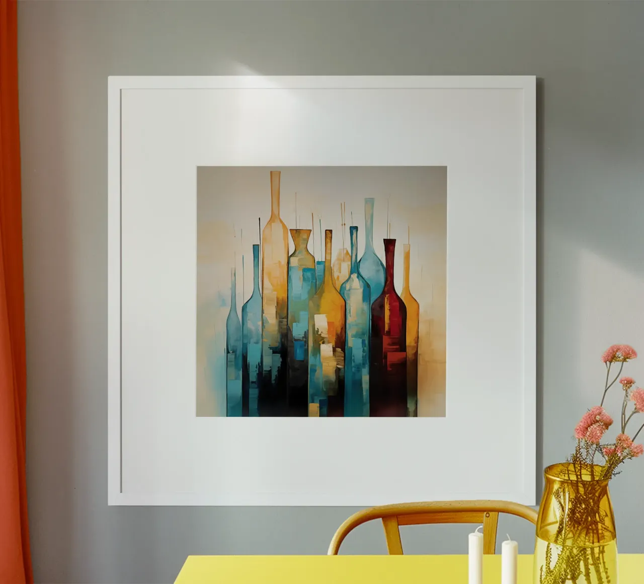 Flessen abstract poster by Imagine