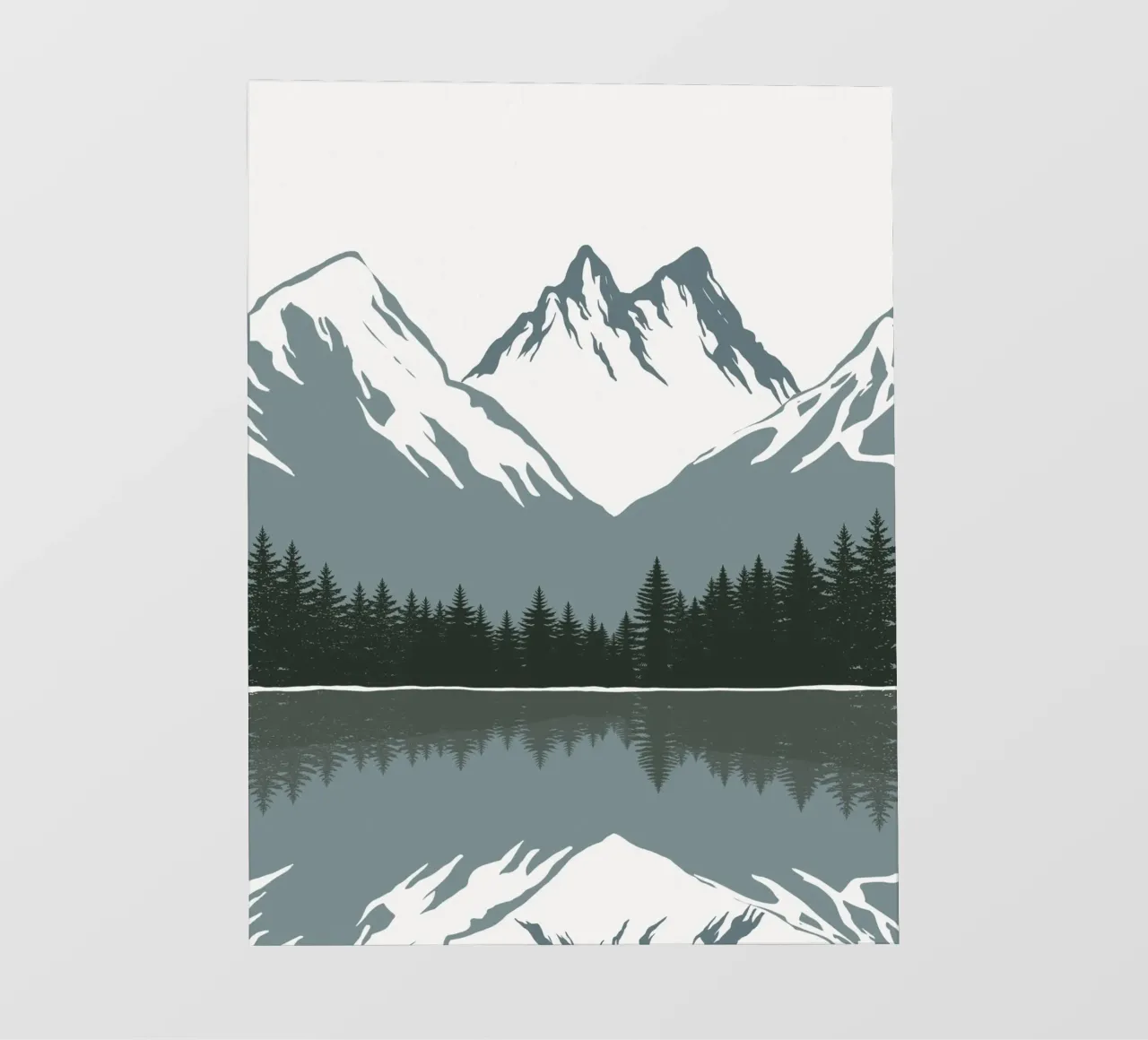 Paesaggio nordico telo in pvc da Little Dean
