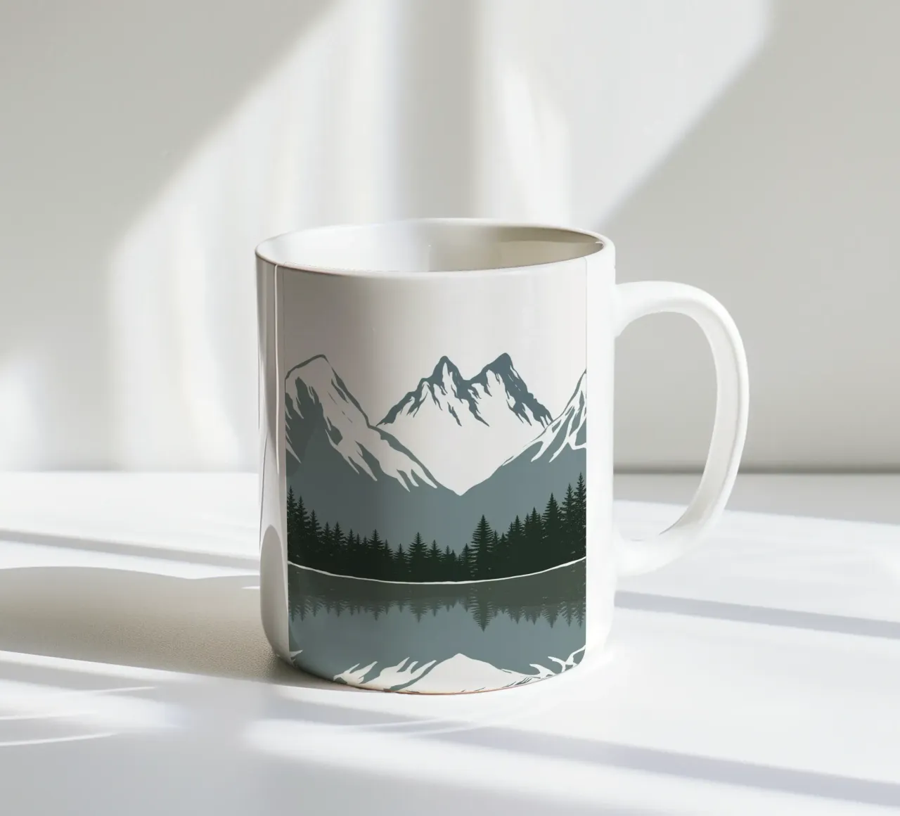 Paesaggio nordico tazza in ceramica da Little Dean