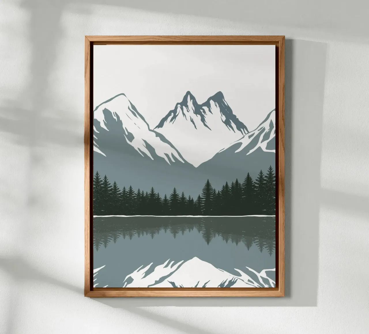 Paesaggio nordico alluminio dibond da Little Dean