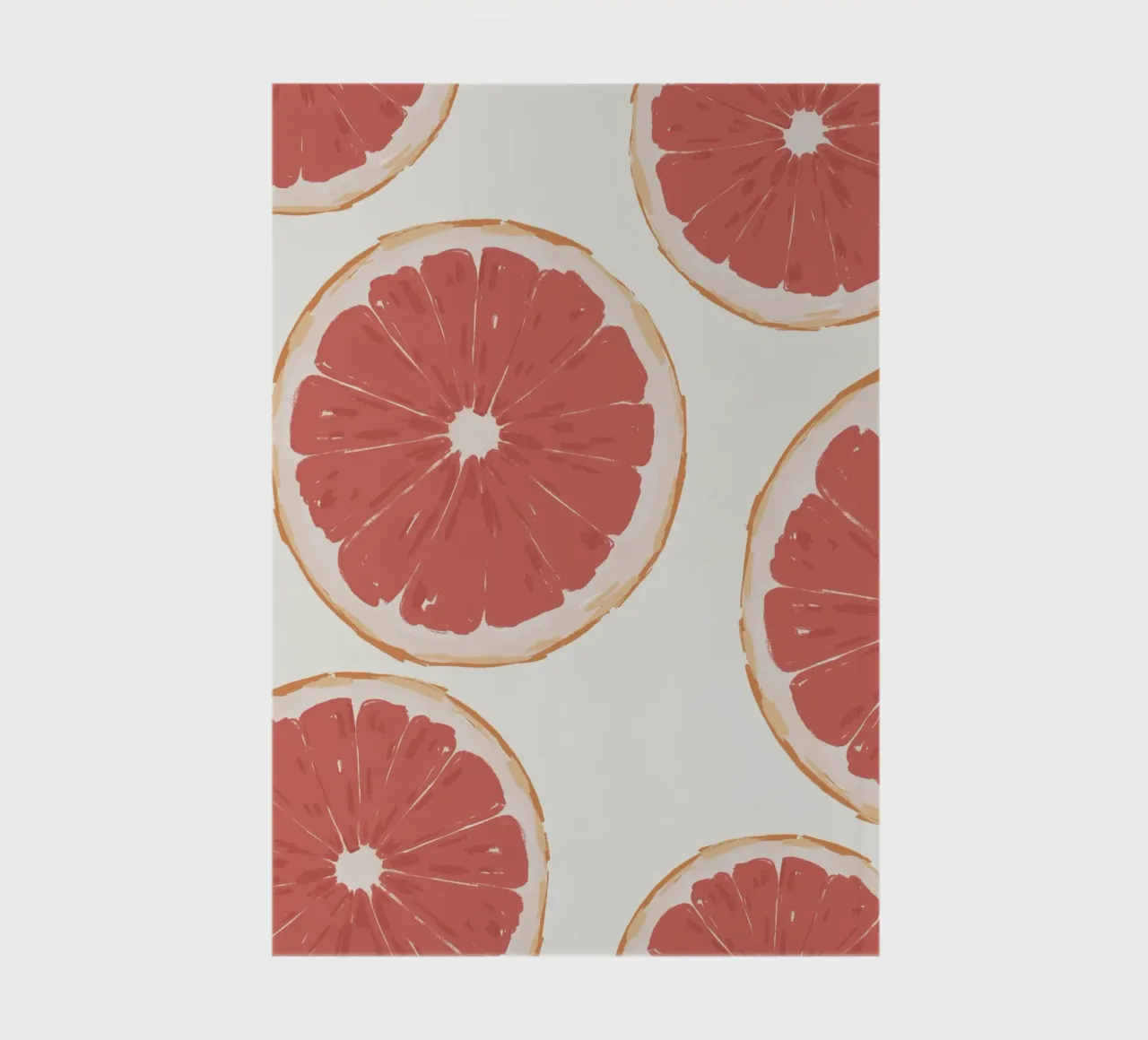 Illustration maximaliste pamplemousses. notebook by Sixmai