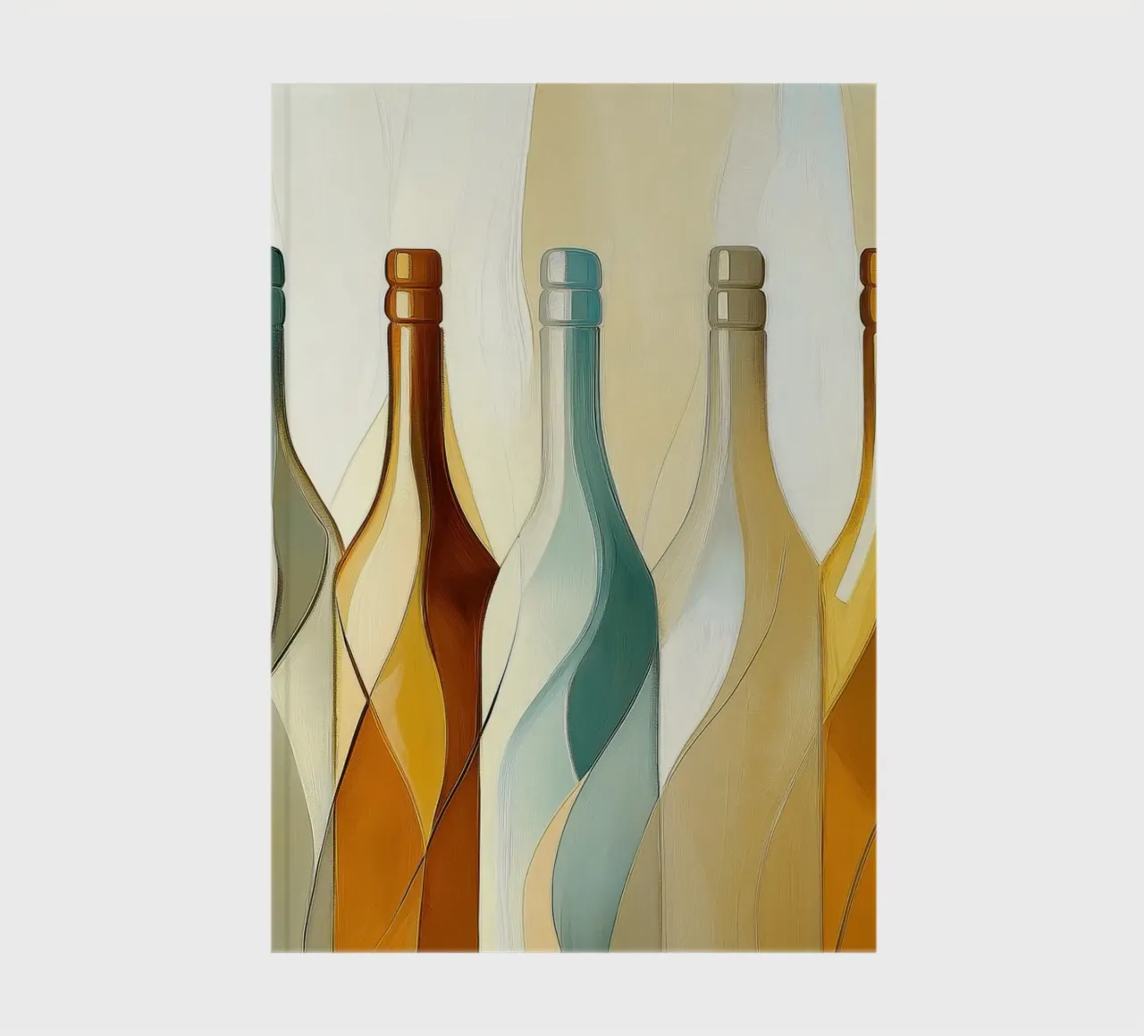 Flessen abstract notebook by Imagine