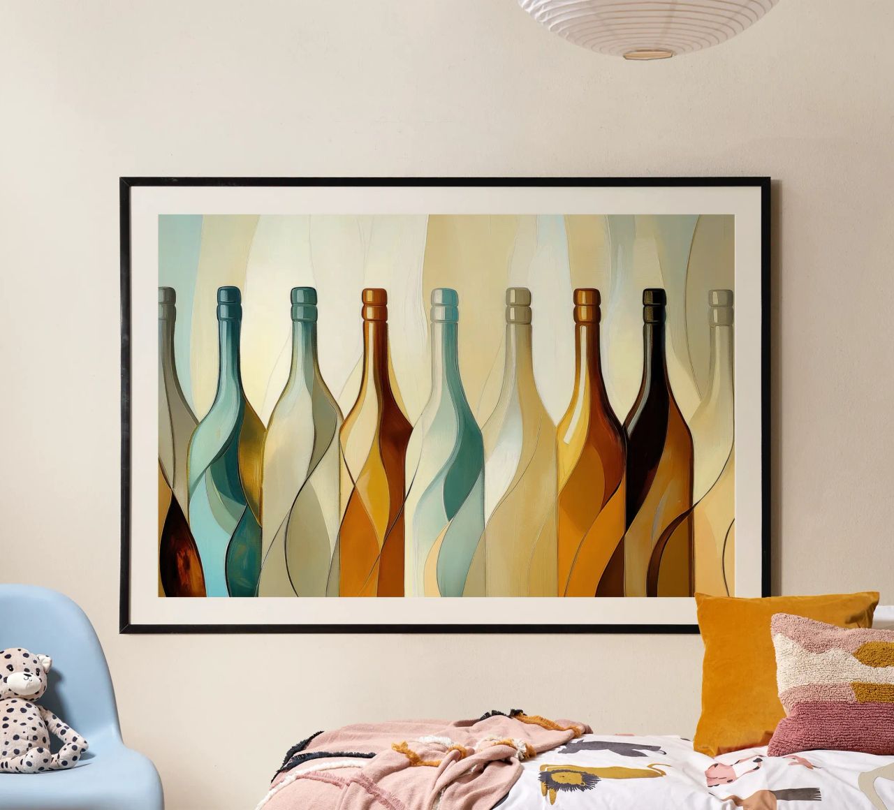 Flessen abstract poster by Imagine