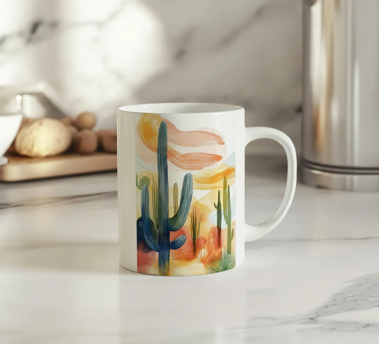 Cactus astratto tazza in ceramica da Imagine