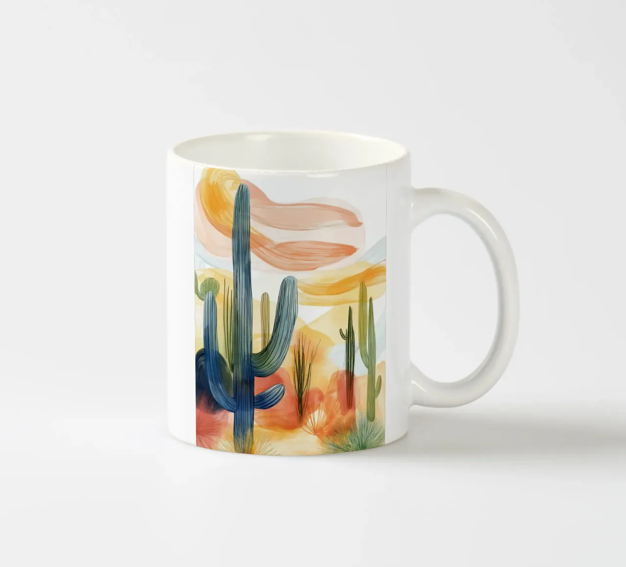 Cactus astratto tazza in ceramica da Imagine