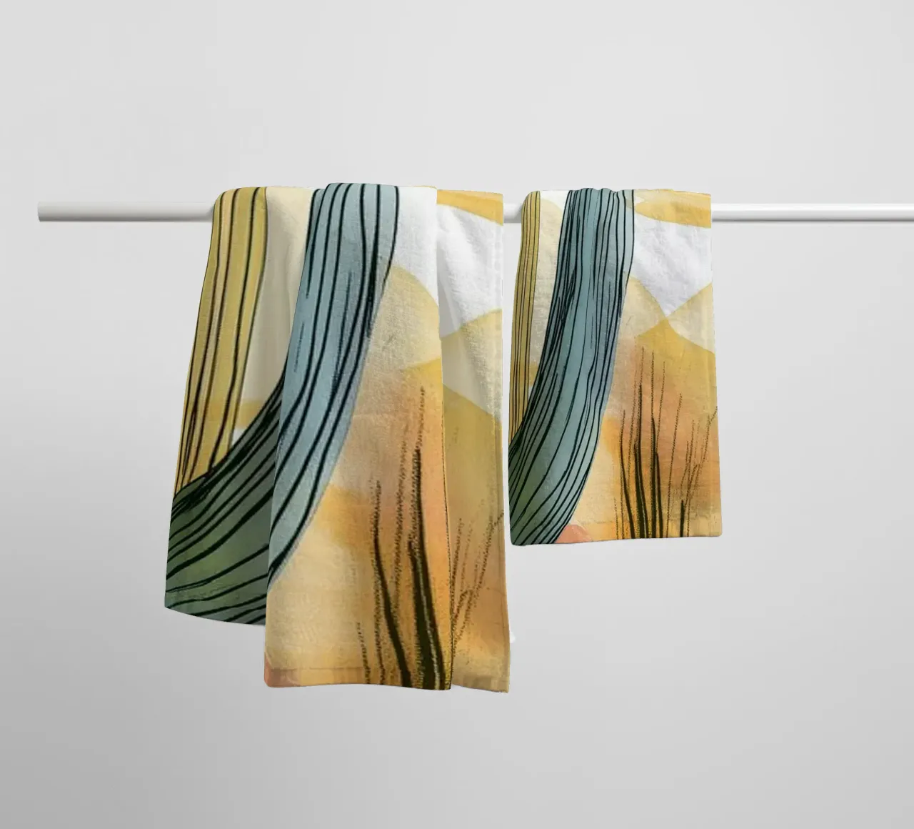 Cactus abstract towel by Imagine