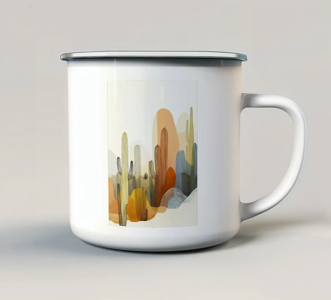 Cactus tazza in smalto da Imagine