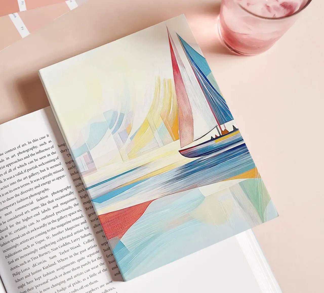 Zeilboot abstract notebook by Imagine