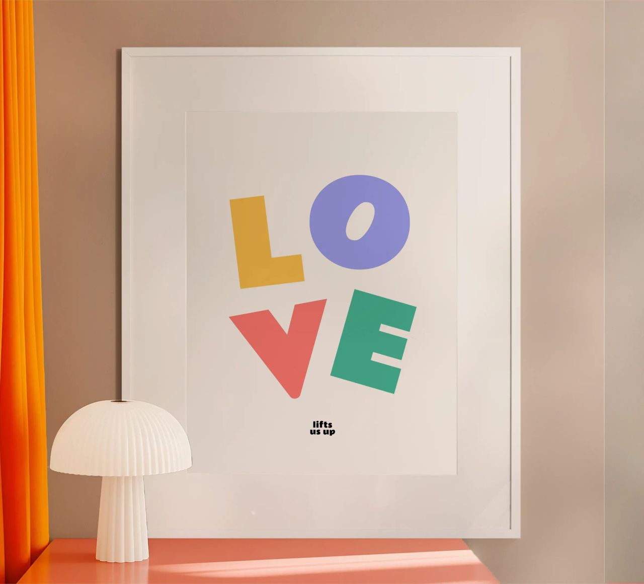 Love lifts us up III poster de Bureau Purpur