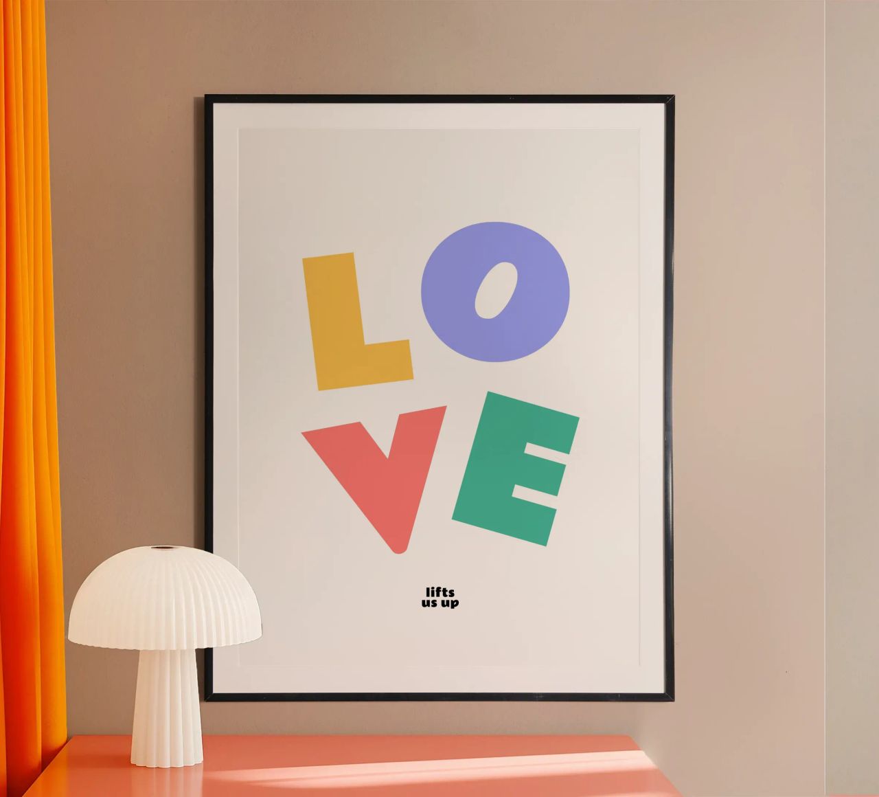 Love lifts us up III poster de Bureau Purpur