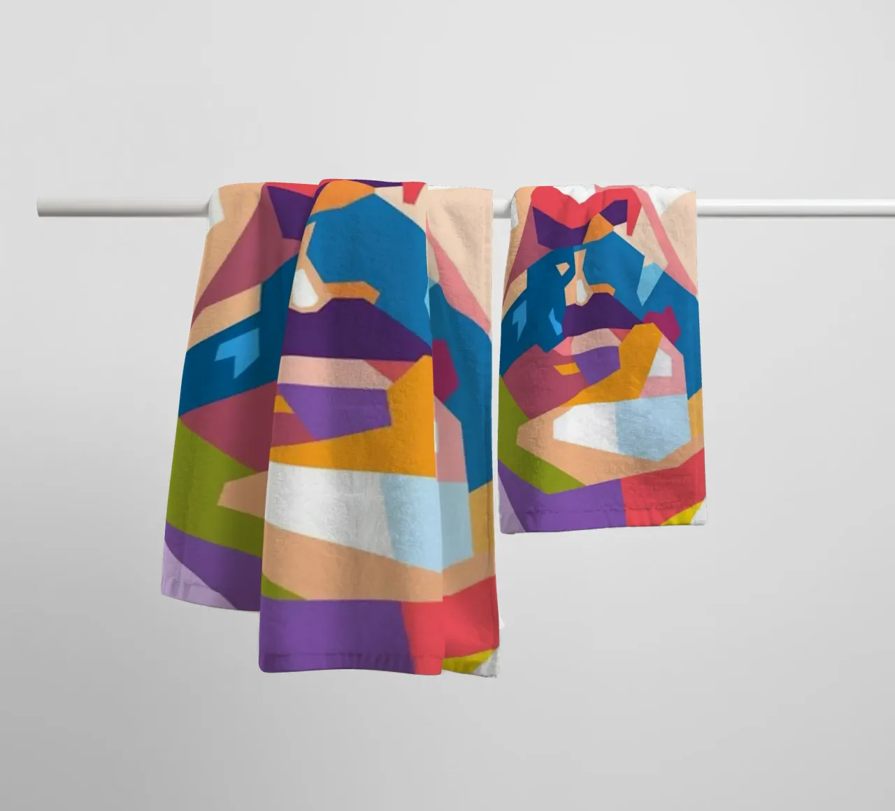 Joseph John Thomson pop art asciugamano da bagno da Hantamrata