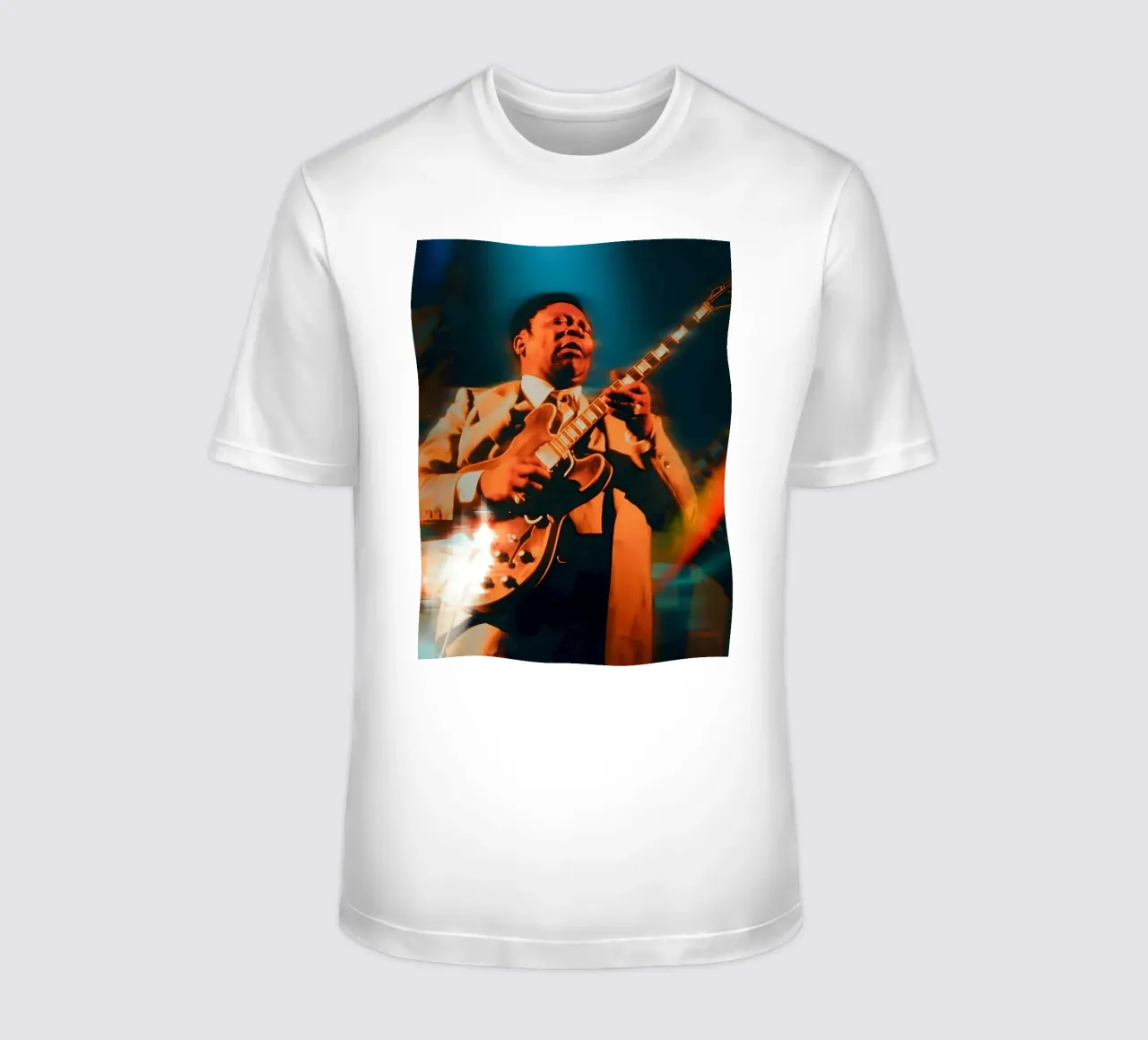 B.B. King t-shirt da Low poly art